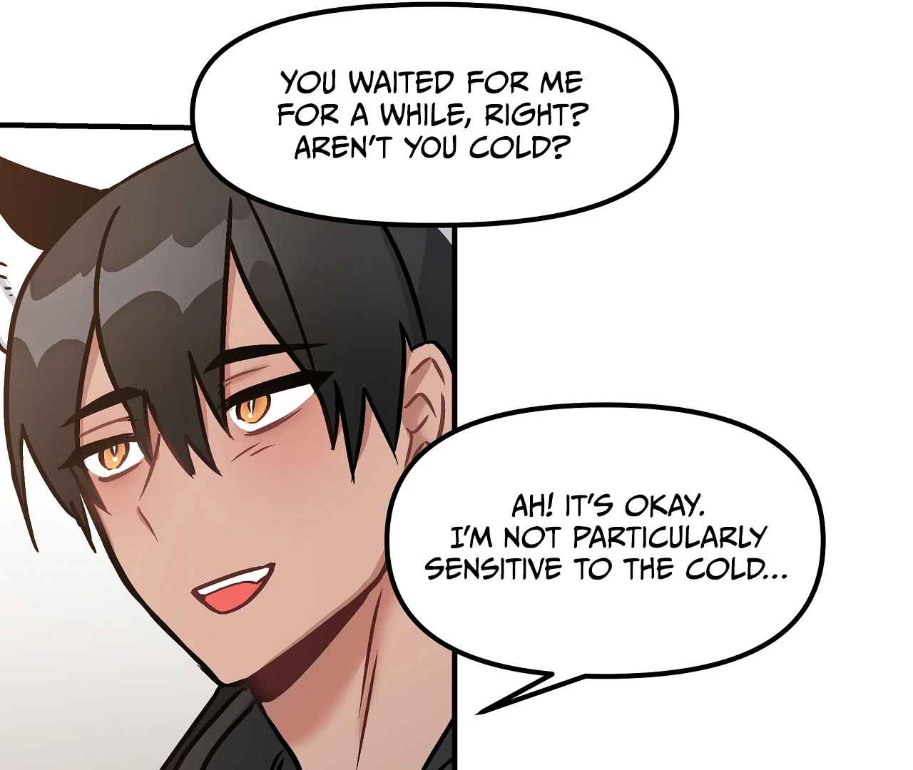 Mr. Tiger, Thank you for the meal Chapter 4 page 85