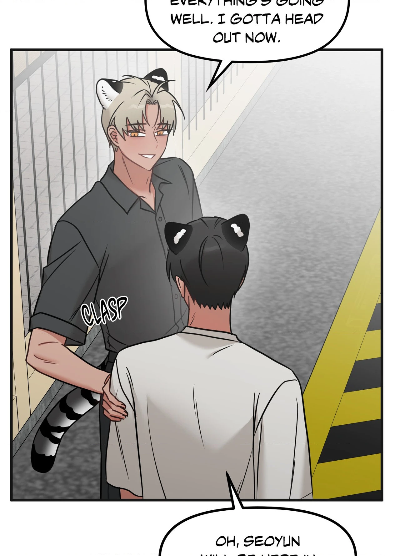 Mr. Tiger, Thank you for the meal Chapter 47 page 100
