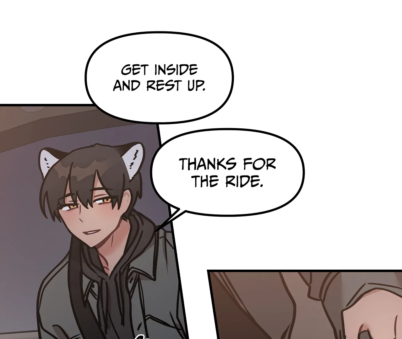Mr. Tiger, Thank you for the meal Chapter 7 page 105