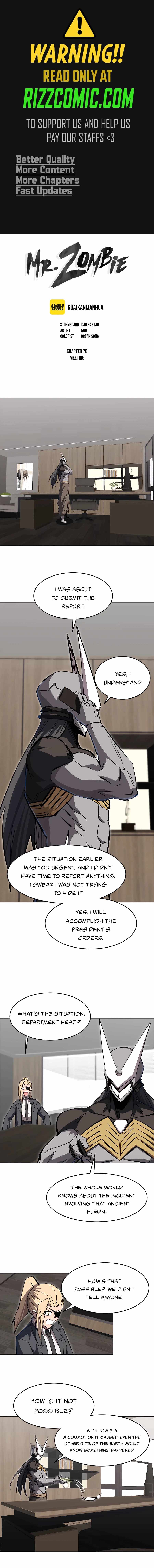 Mr. Zombie Chapter 70 page 1