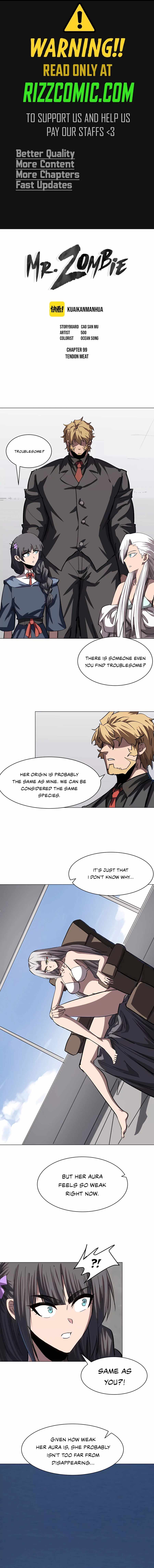 Mr. Zombie Chapter 99 page 1