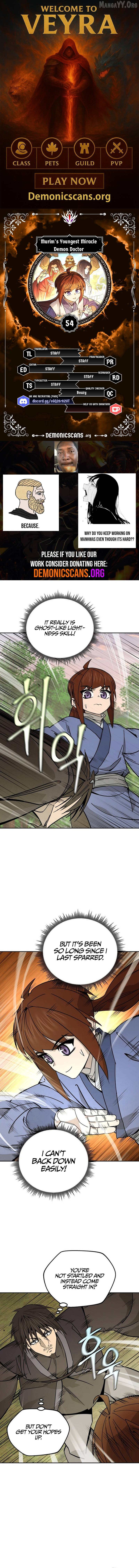 Murim’s Youngest Miracle Demon Doctor Chapter 54 page 1