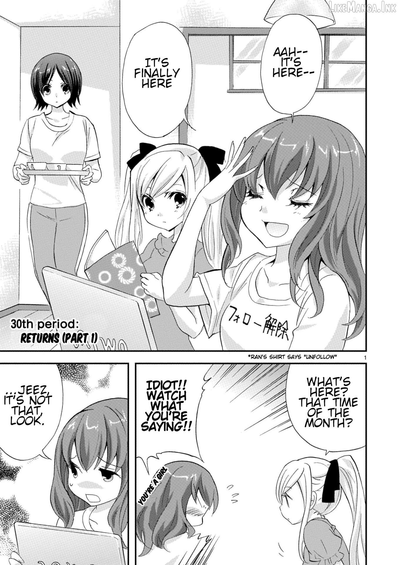 Musashinosen no Shimai Chapter 30 page 1