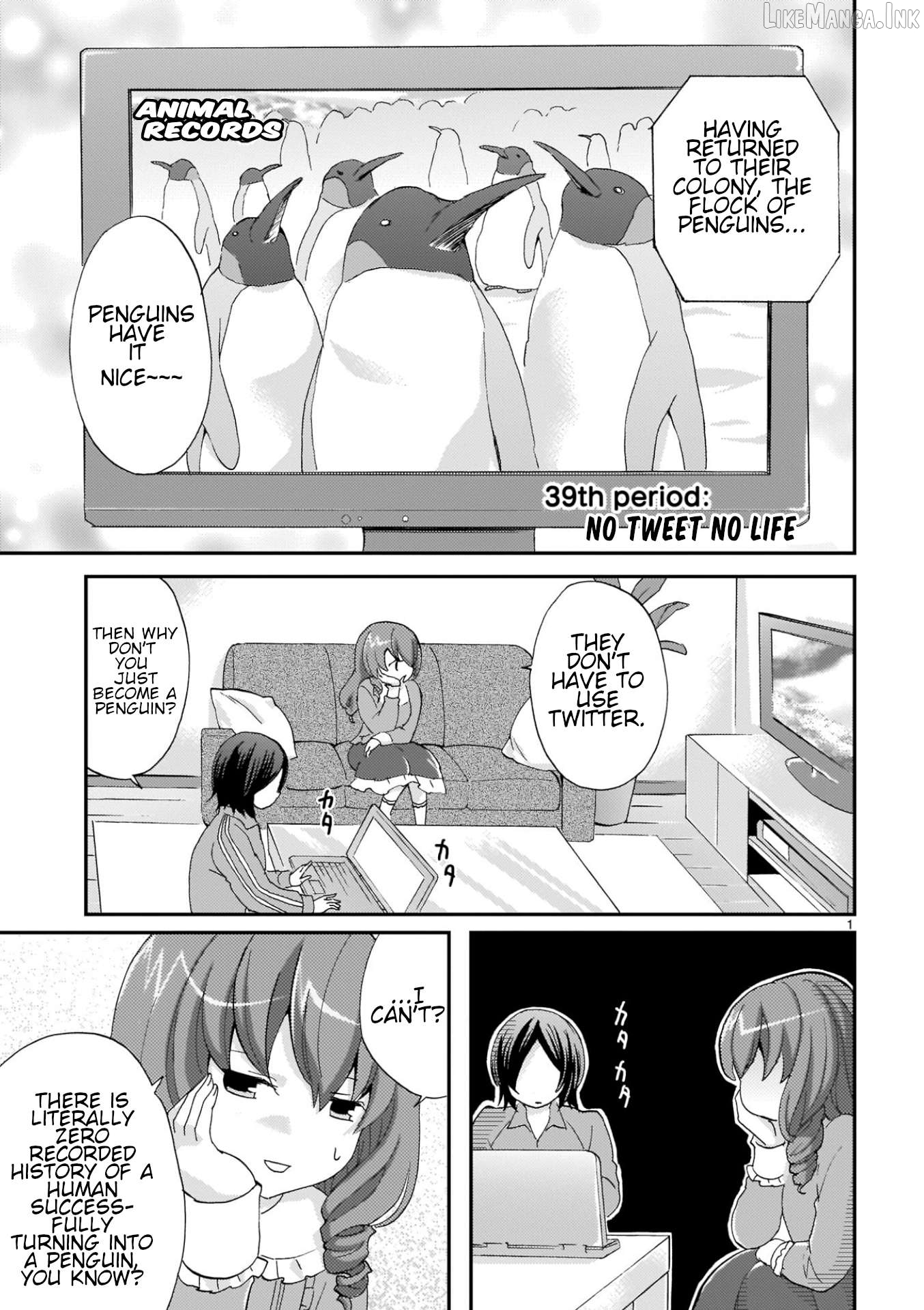 Musashinosen no Shimai Chapter 39 page 1
