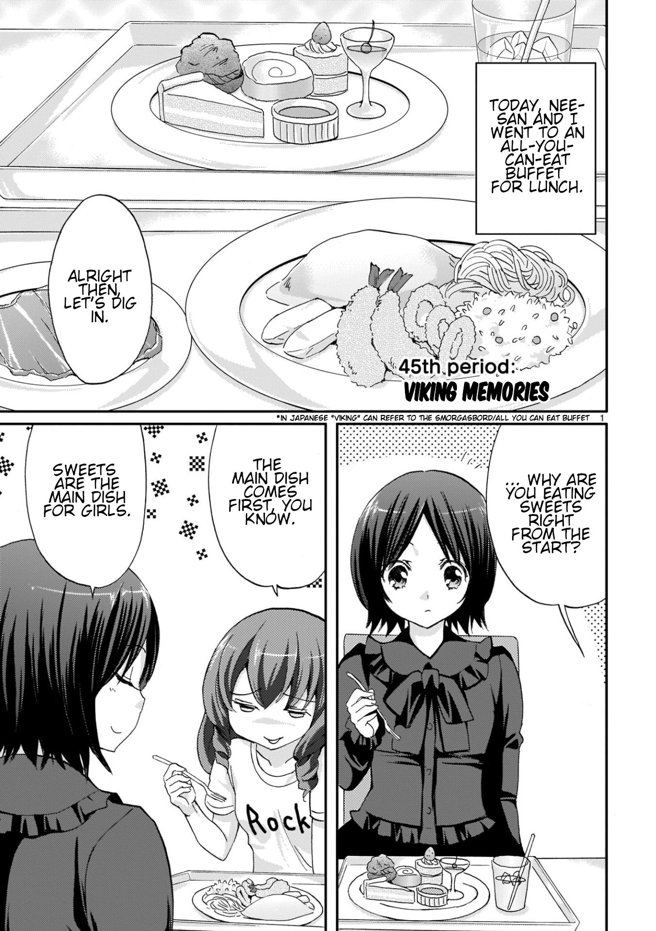Musashinosen no Shimai Chapter 45 page 1