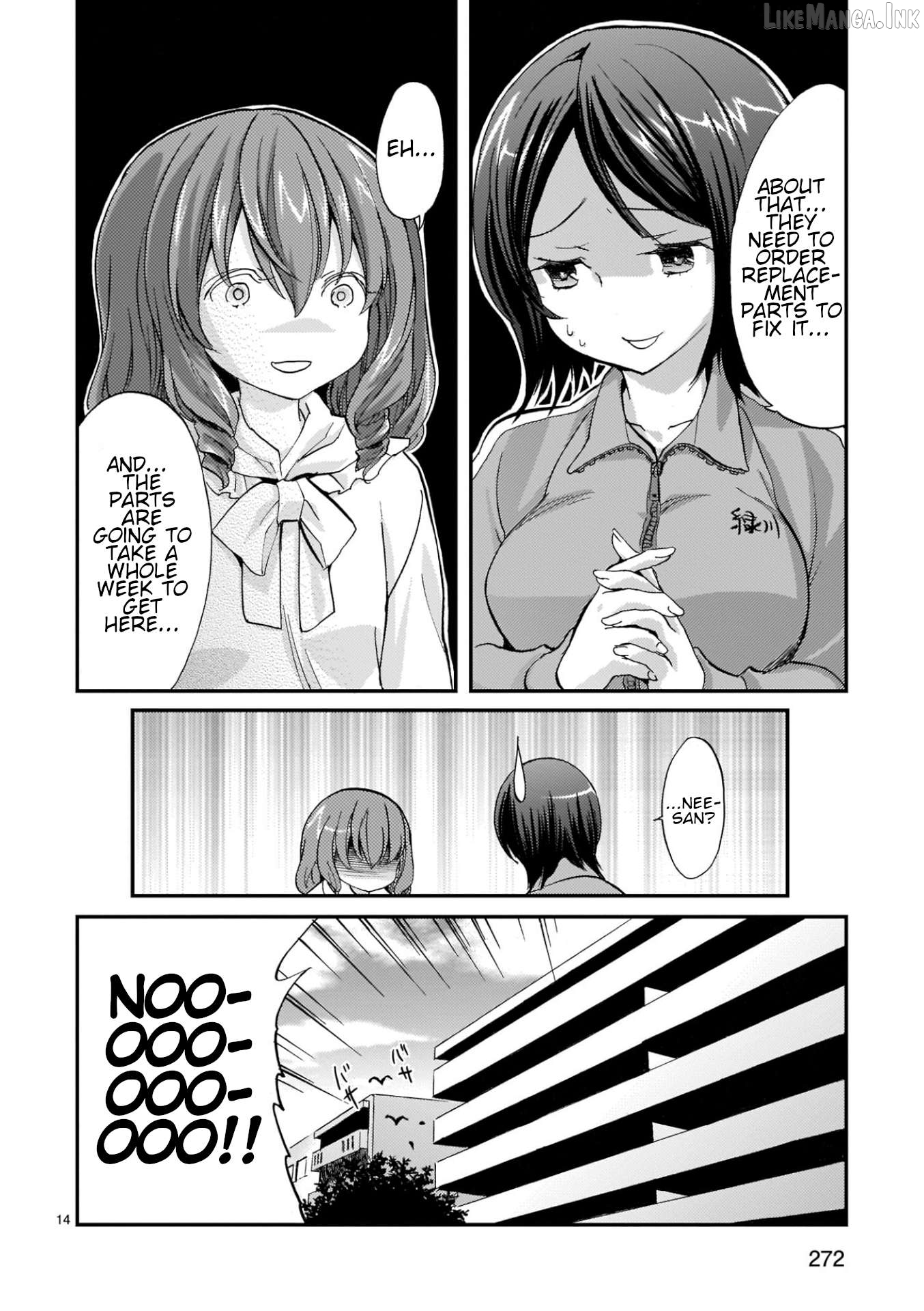 Musashinosen no Shimai Chapter 54 page 14