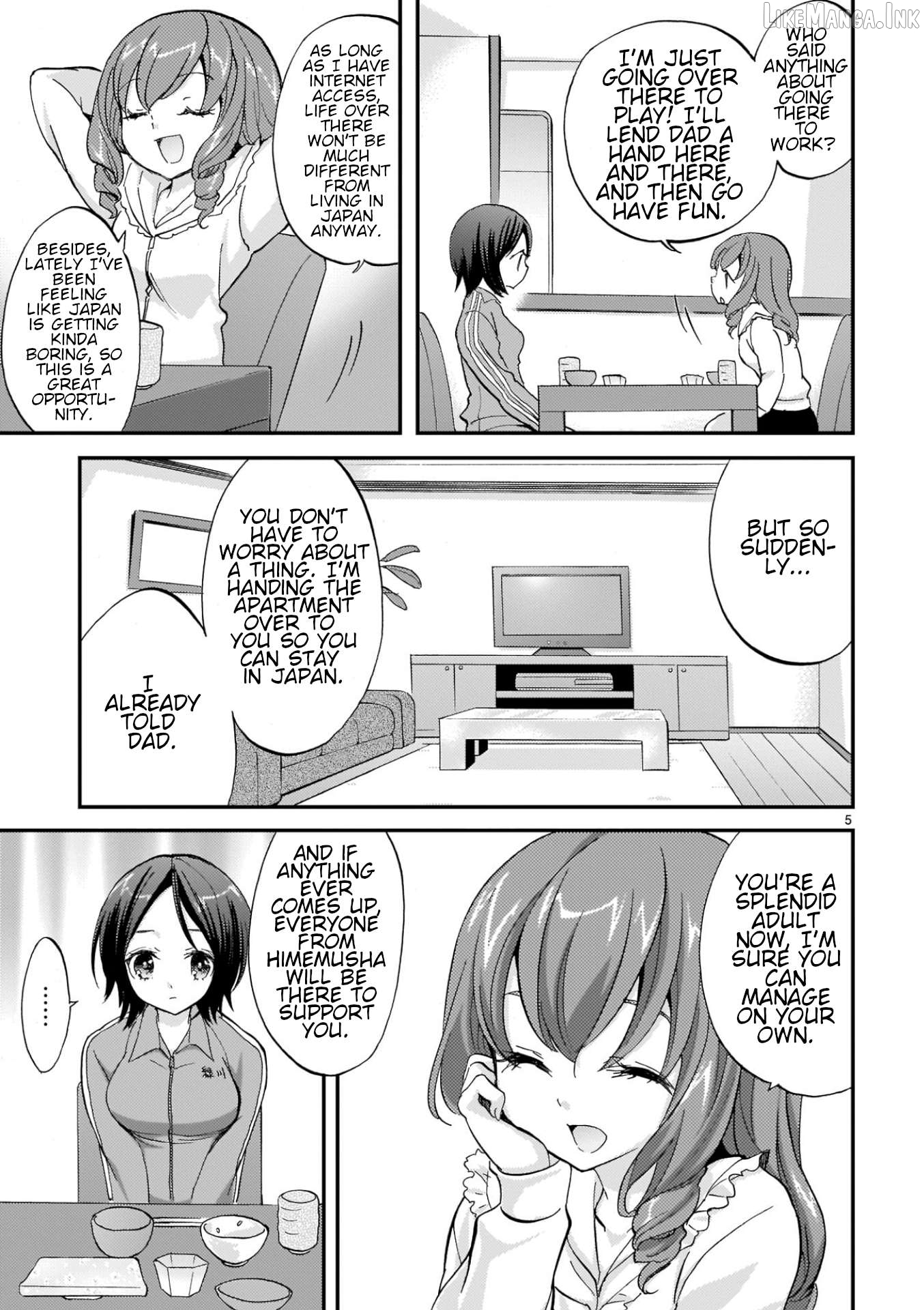 Musashinosen no Shimai Chapter 55 page 5