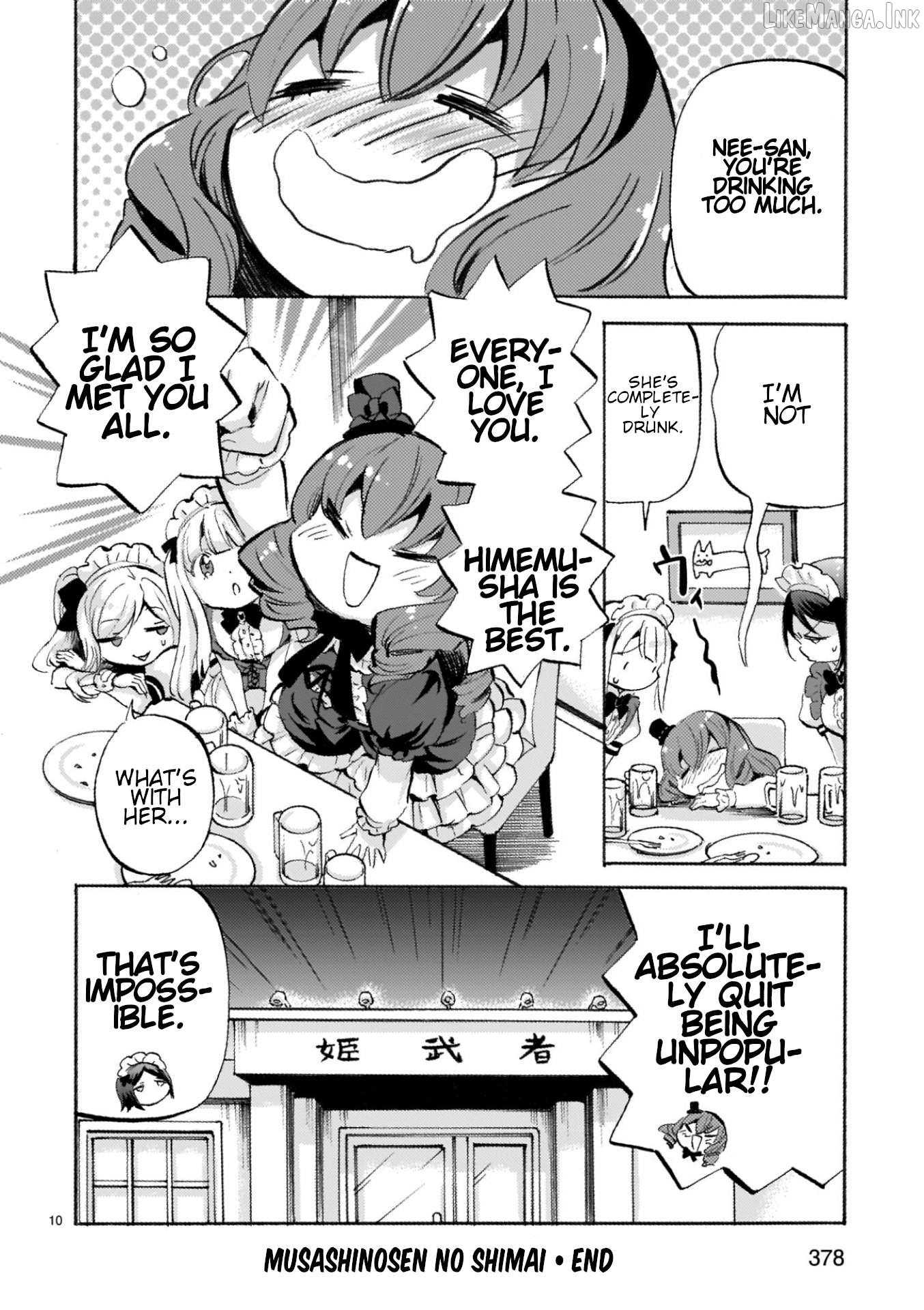 Musashinosen no Shimai Chapter 57 page 10