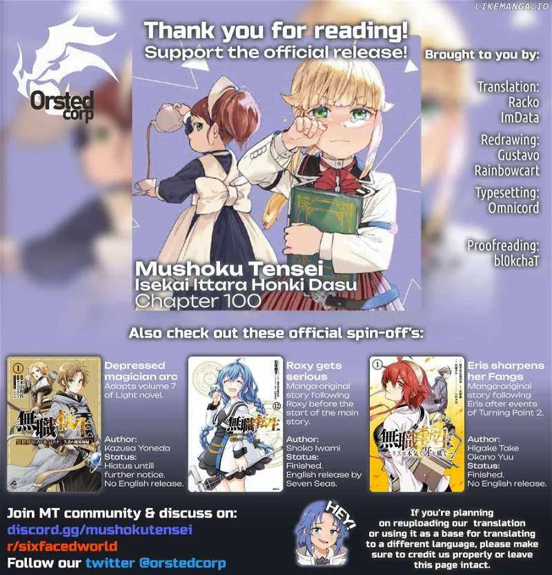 Mushoku Tensei - Isekai Ittara Honki Dasu Chapter 100 page 21
