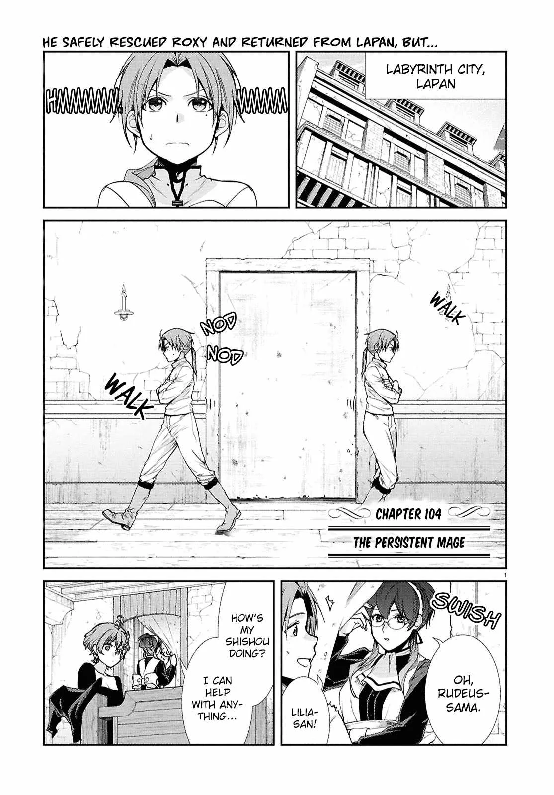 Mushoku Tensei - Isekai Ittara Honki Dasu Chapter 104 page 1