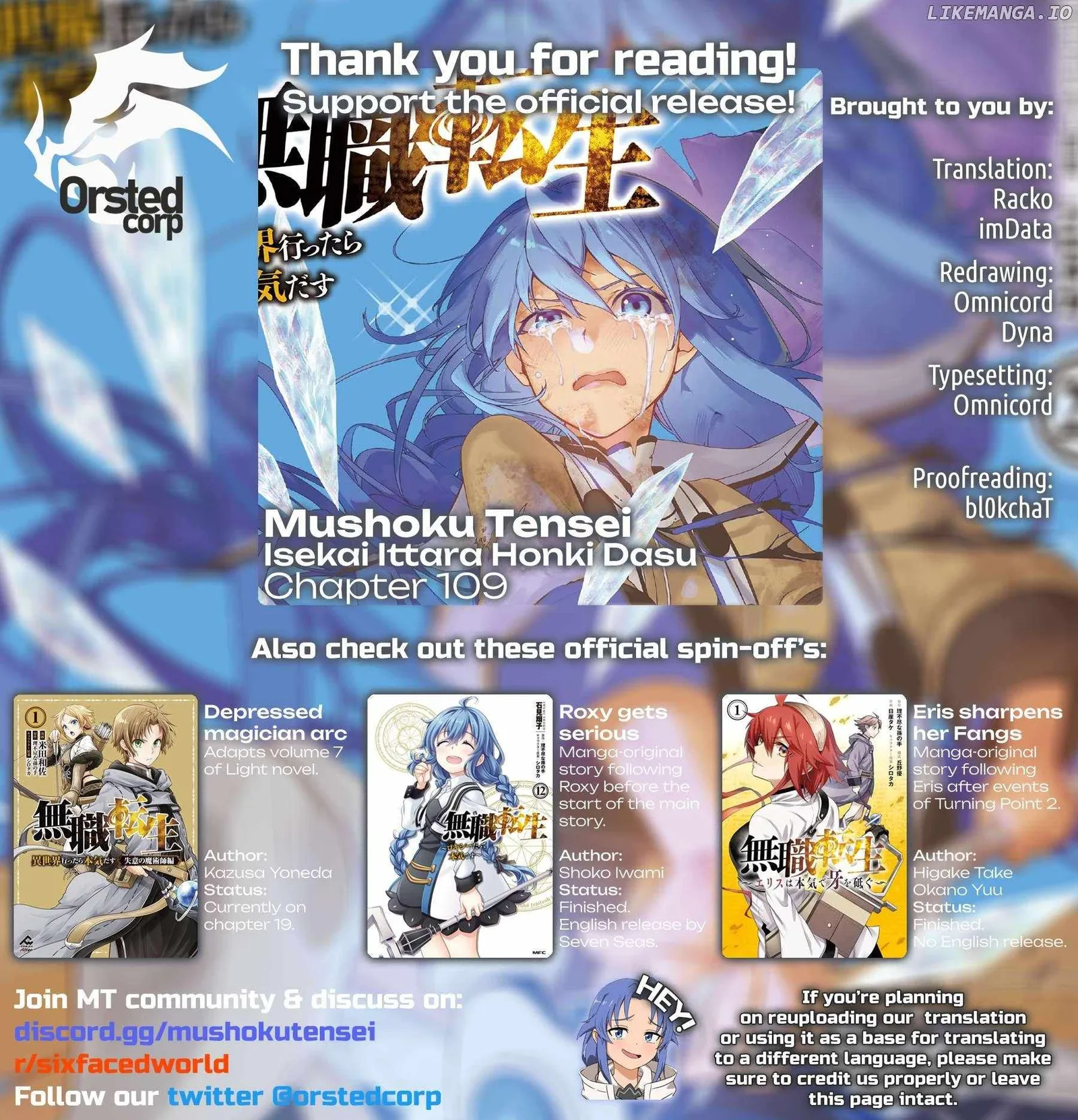 Mushoku Tensei - Isekai Ittara Honki Dasu Chapter 109 page 31