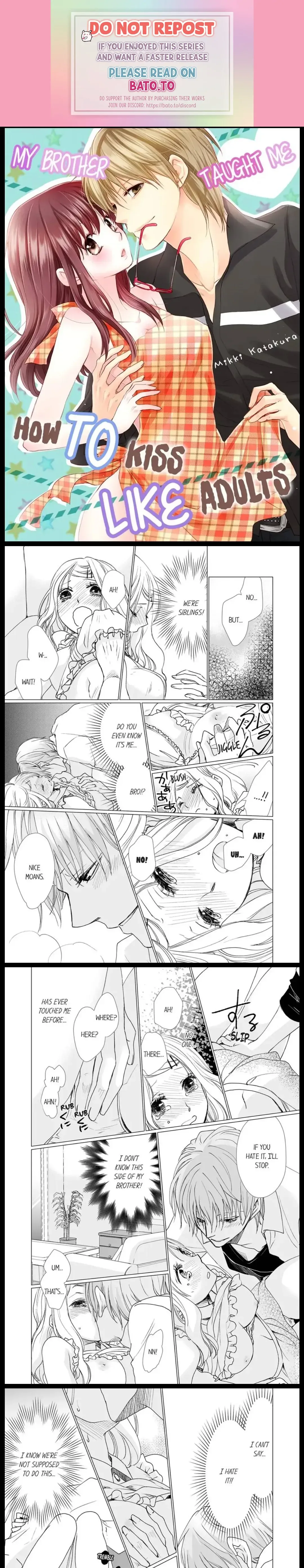 My Brother Taught Me How to Kiss Like Adults Chapter 3 page 1