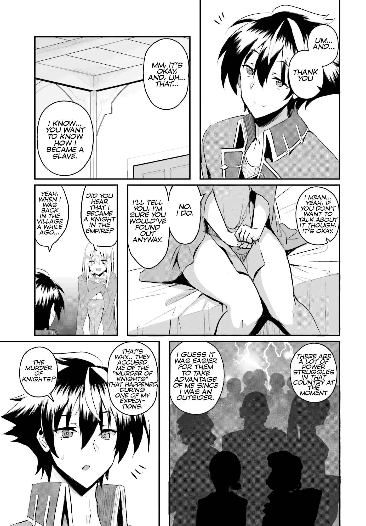 My childhood friend who I used to train swordsmanship with became a slave, so I, as an S-Rank adventurer decided to buy her and protect her. Chapter 1 page 16
