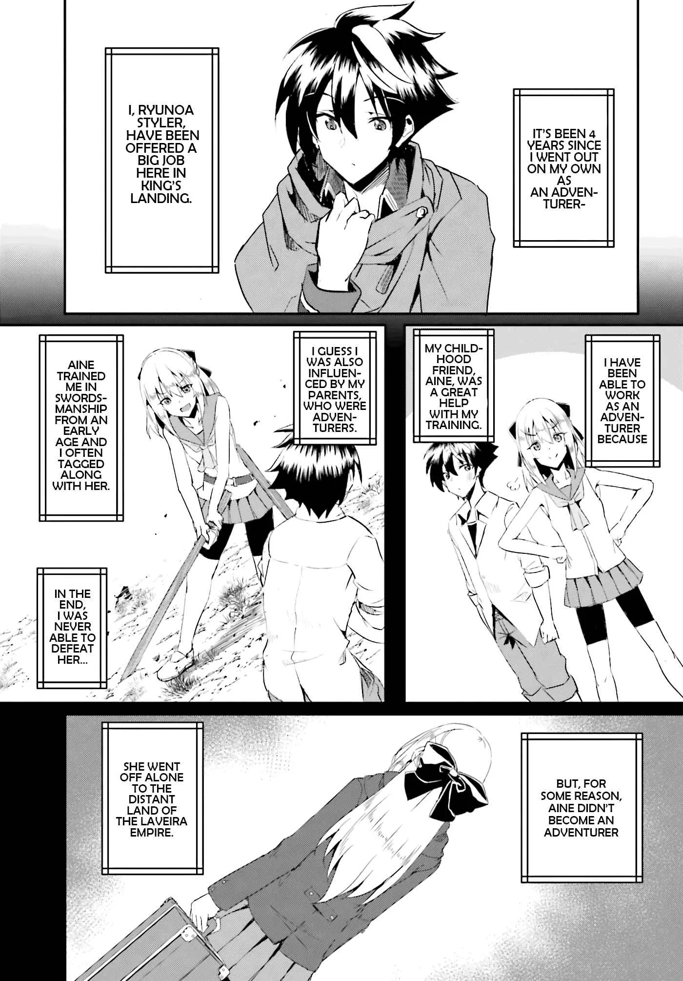 My childhood friend who I used to train swordsmanship with became a slave, so I, as an S-Rank adventurer decided to buy her and protect her. Chapter 1 page 6