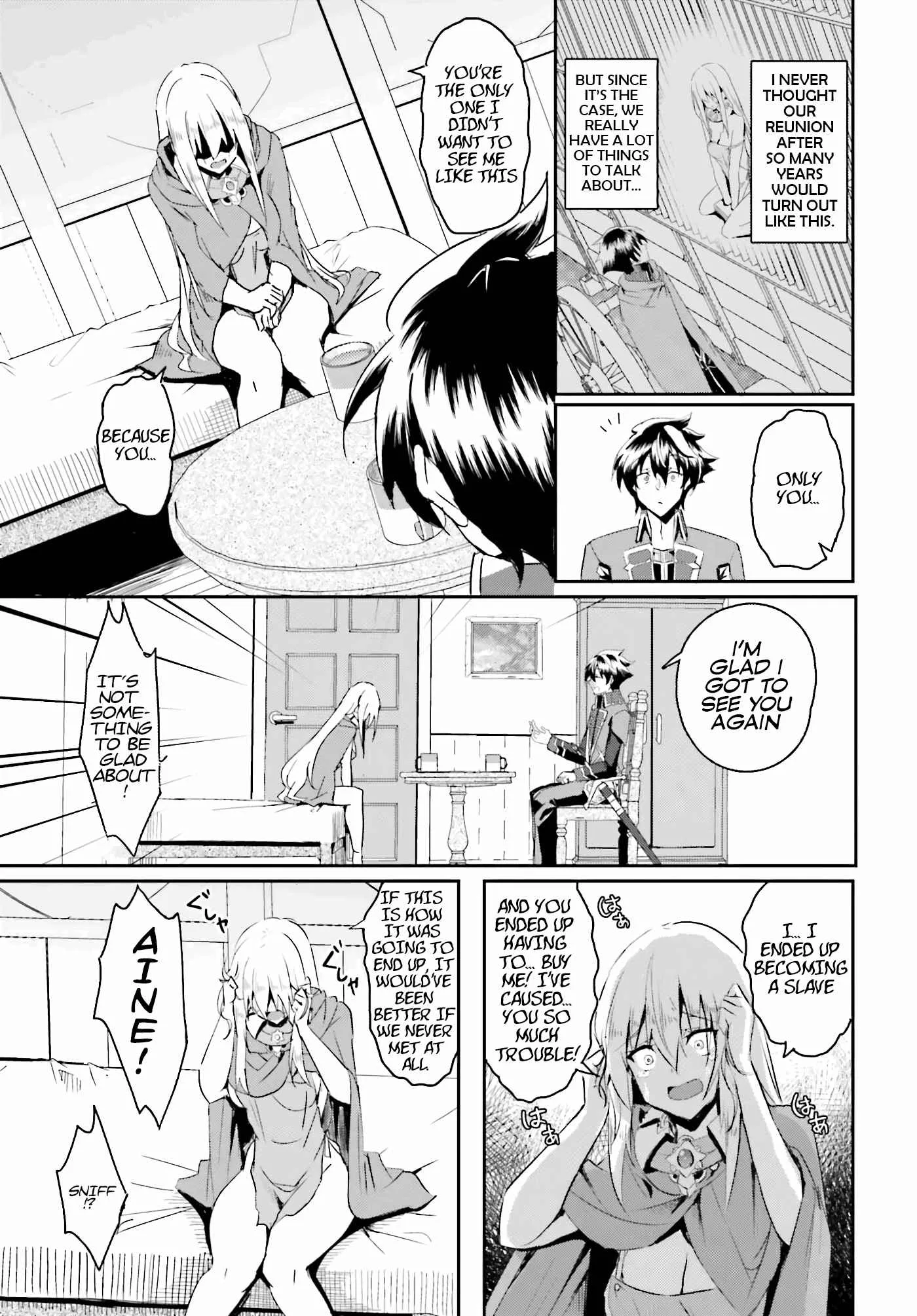 My childhood friend who I used to train swordsmanship with became a slave, so I, as an S-Rank adventurer decided to buy her and protect her. Chapter 1 page 14