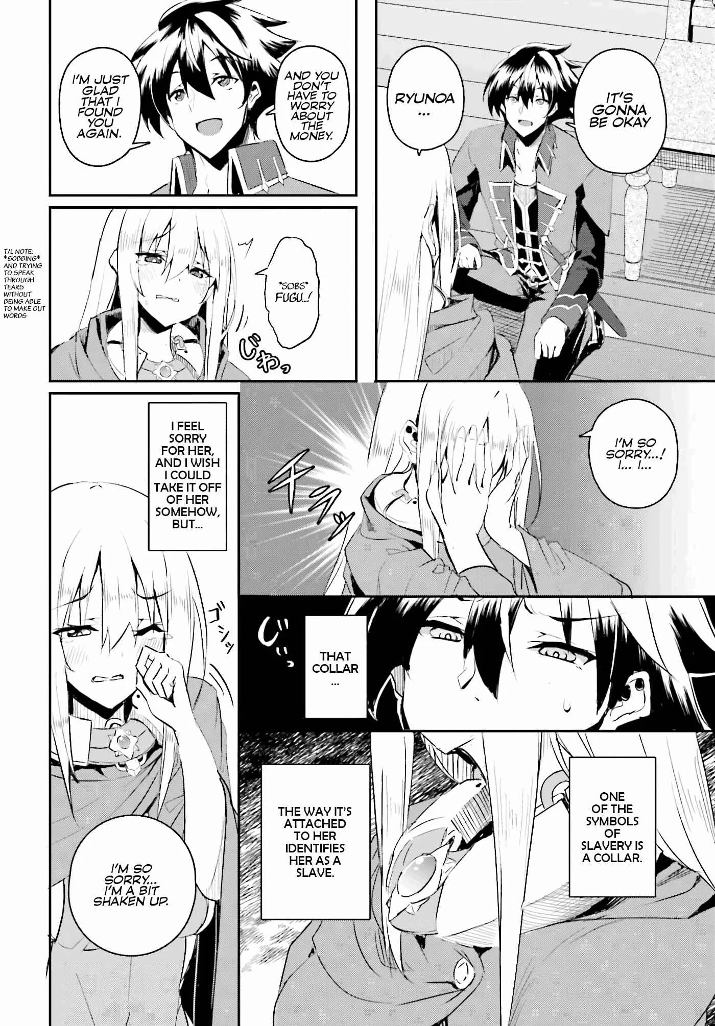 My childhood friend who I used to train swordsmanship with became a slave, so I, as an S-Rank adventurer decided to buy her and protect her. Chapter 1 page 15