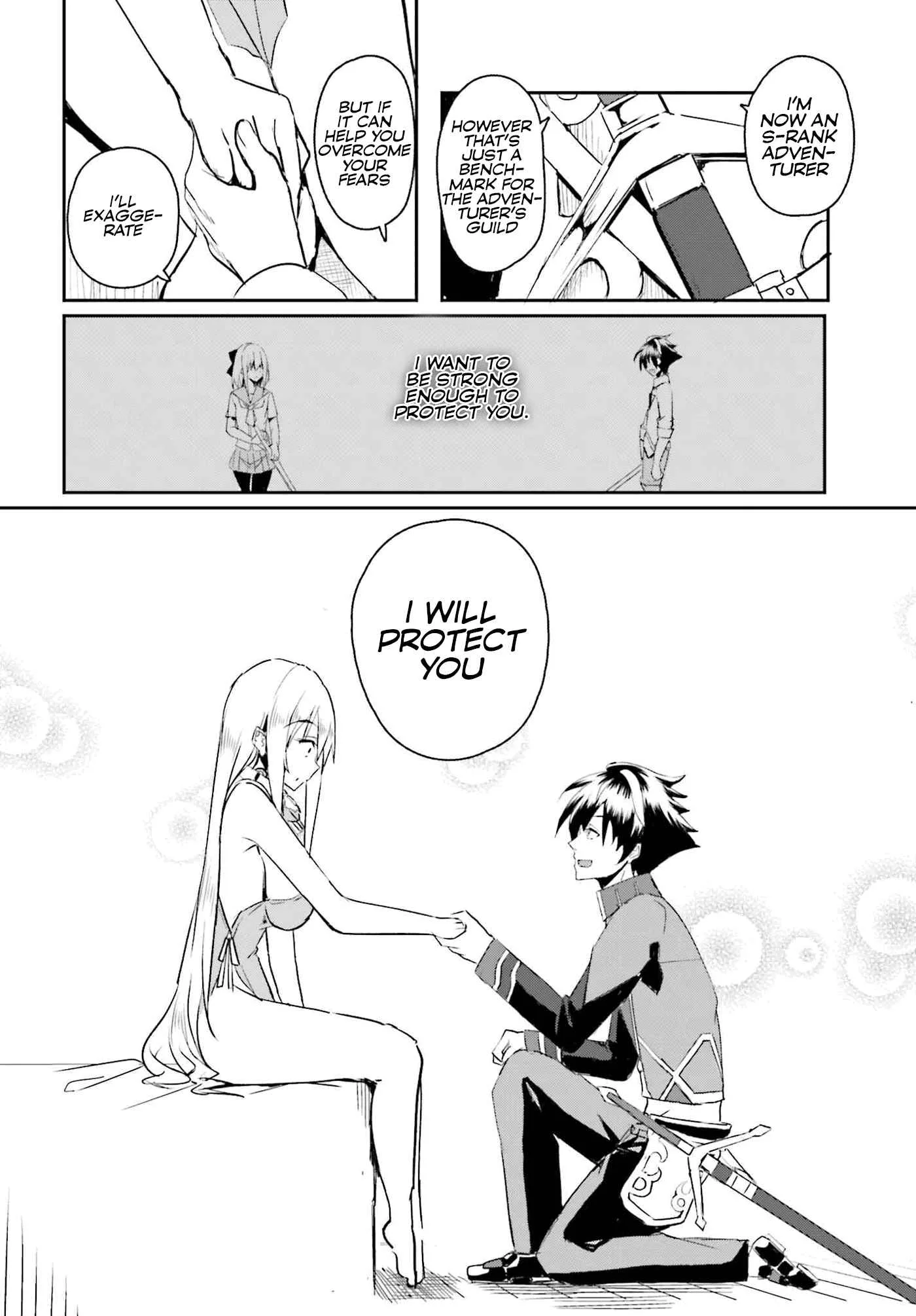 My childhood friend who I used to train swordsmanship with became a slave, so I, as an S-Rank adventurer decided to buy her and protect her. Chapter 1 page 33