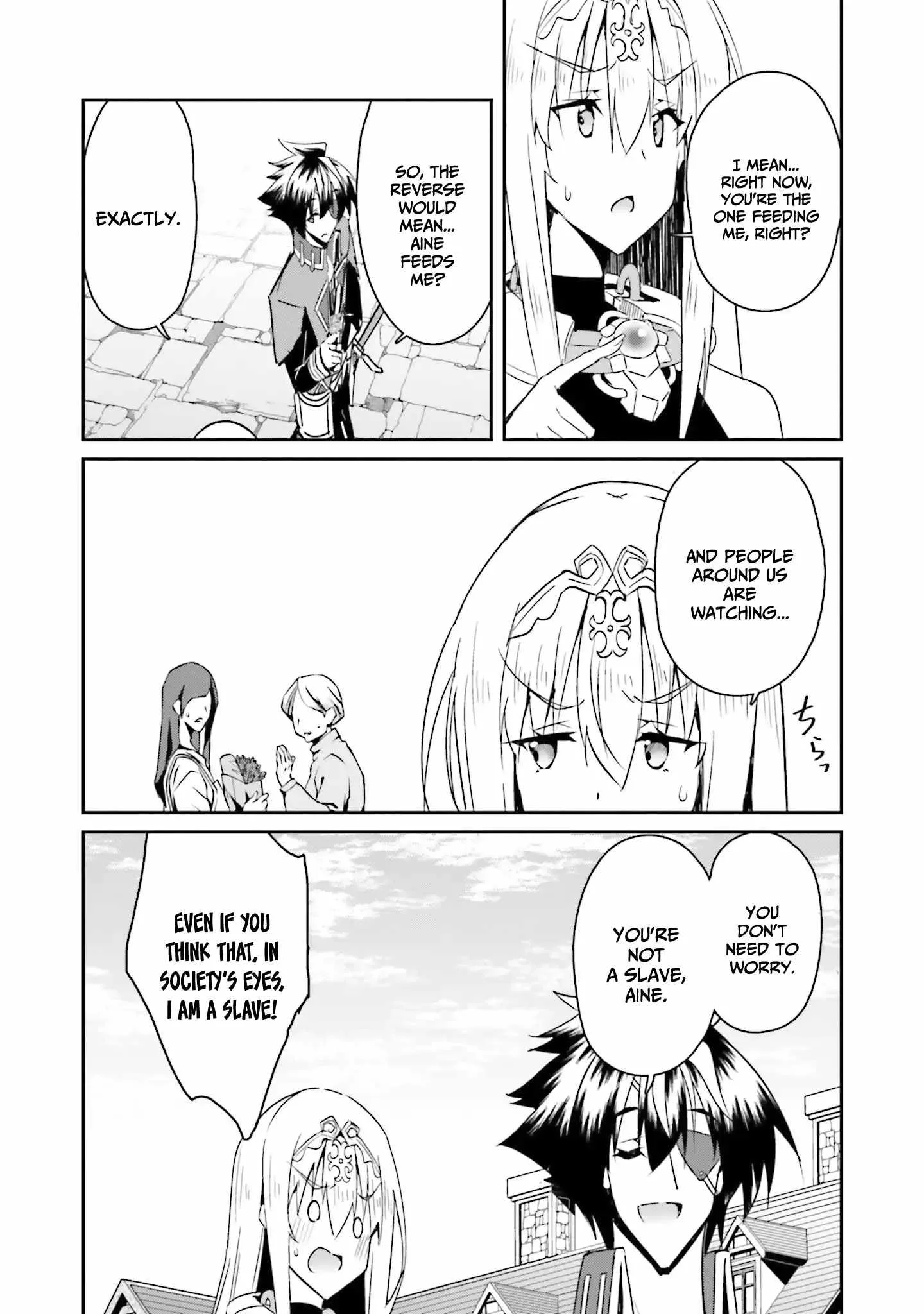 My childhood friend who I used to train swordsmanship with became a slave, so I, as an S-Rank adventurer decided to buy her and protect her. Chapter 14 page 9