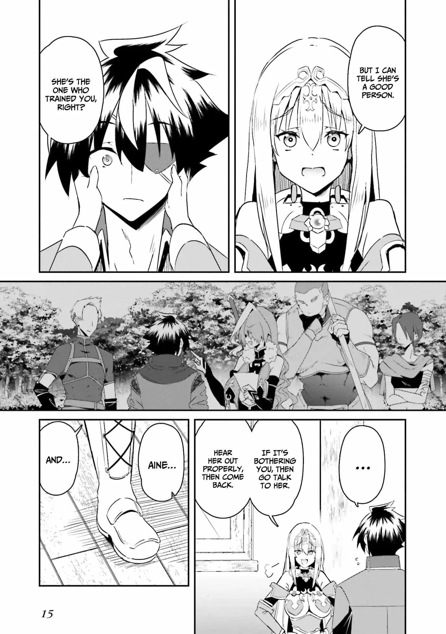 My childhood friend who I used to train swordsmanship with became a slave, so I, as an S-Rank adventurer decided to buy her and protect her. Chapter 15 page 15