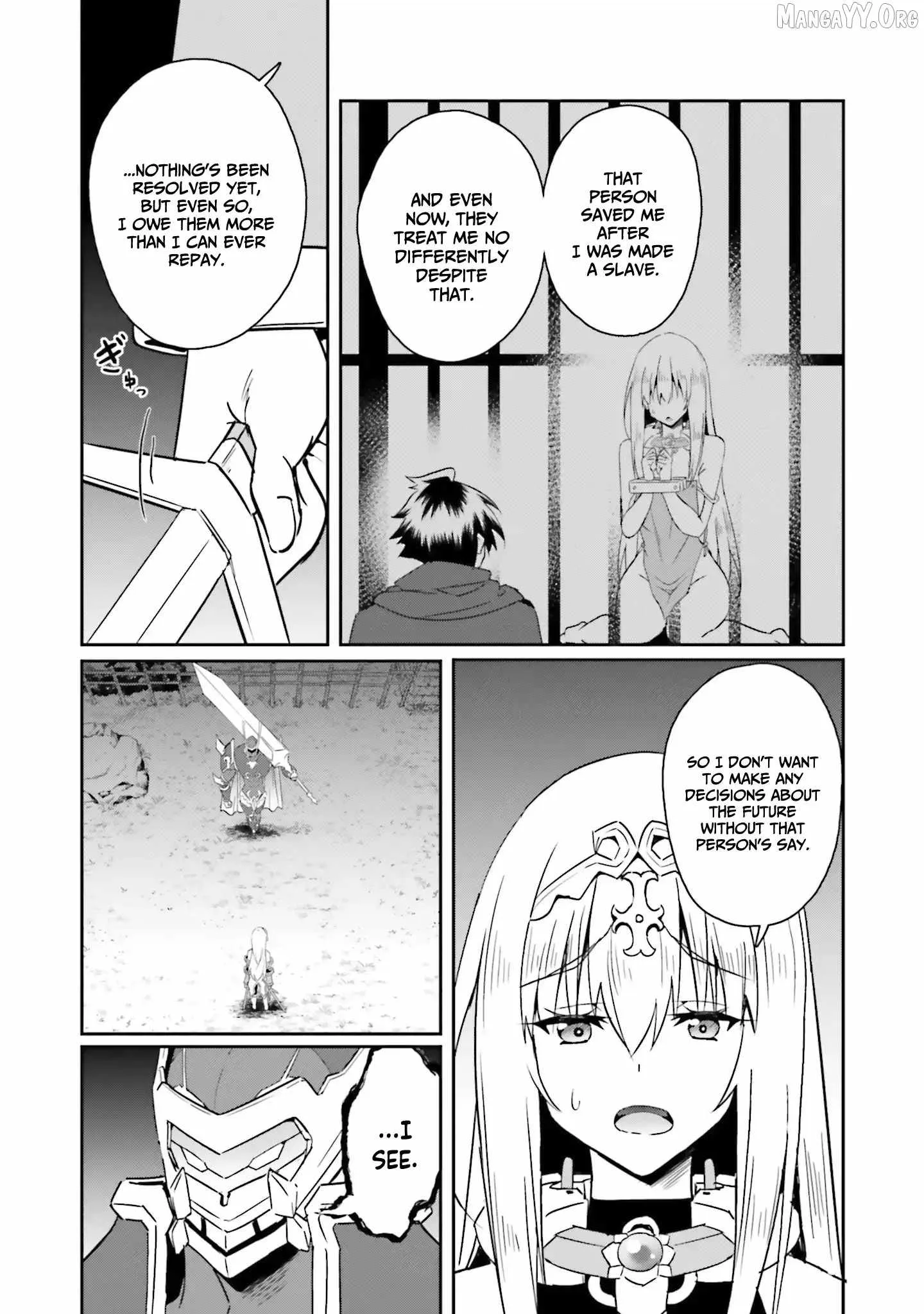 My childhood friend who I used to train swordsmanship with became a slave, so I, as an S-Rank adventurer decided to buy her and protect her. Chapter 18 page 8
