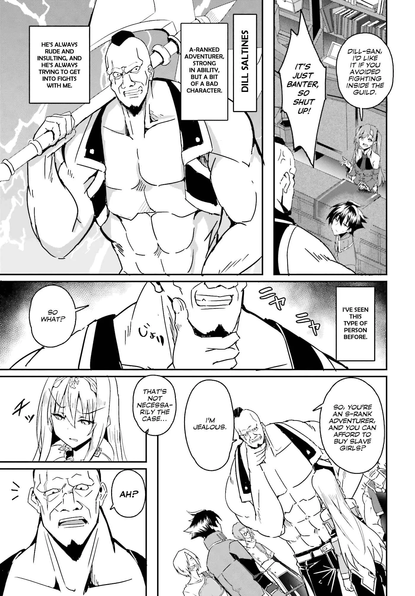 My childhood friend who I used to train swordsmanship with became a slave, so I, as an S-Rank adventurer decided to buy her and protect her. Chapter 2 page 18