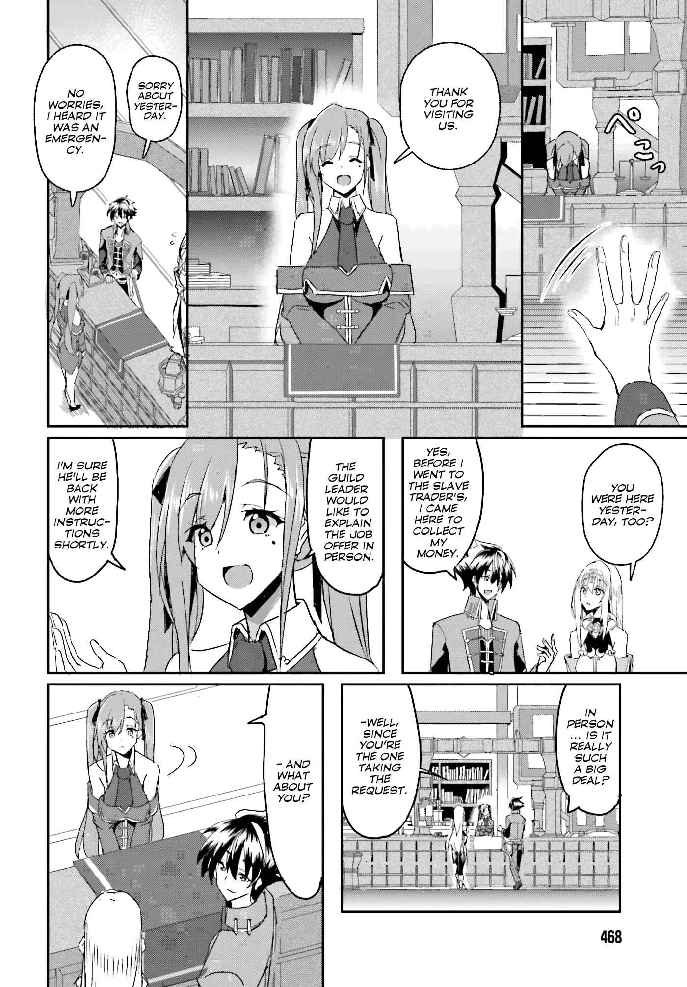 My childhood friend who I used to train swordsmanship with became a slave, so I, as an S-Rank adventurer decided to buy her and protect her. Chapter 2 page 15