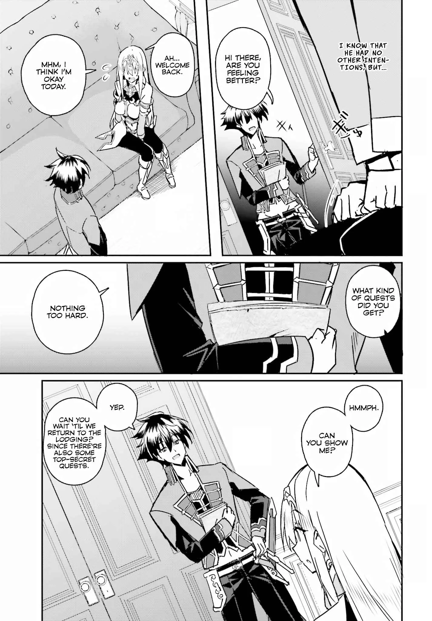 My childhood friend who I used to train swordsmanship with became a slave, so I, as an S-Rank adventurer decided to buy her and protect her. Chapter 3 page 12