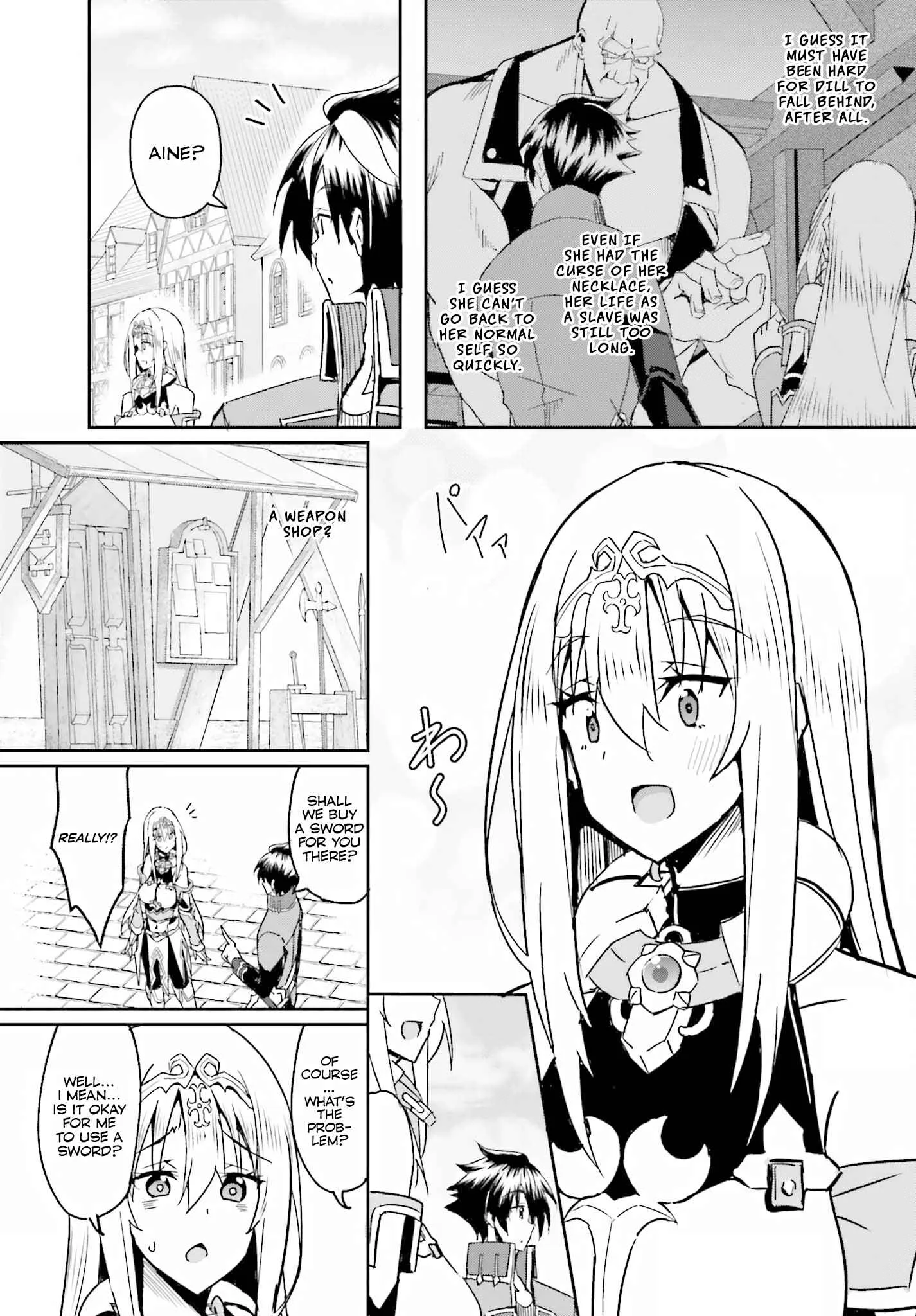 My childhood friend who I used to train swordsmanship with became a slave, so I, as an S-Rank adventurer decided to buy her and protect her. Chapter 3 page 14