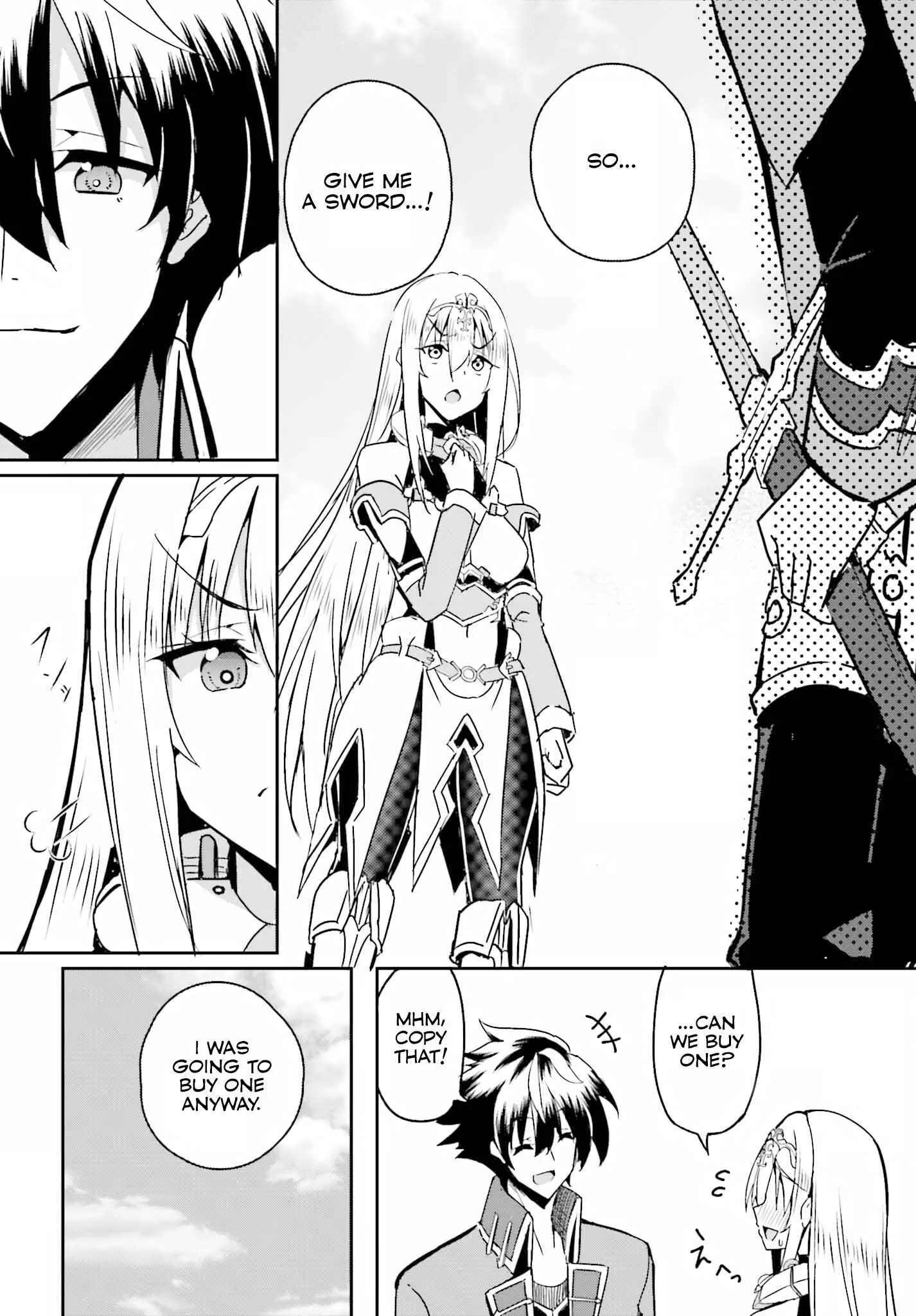My childhood friend who I used to train swordsmanship with became a slave, so I, as an S-Rank adventurer decided to buy her and protect her. Chapter 3 page 17