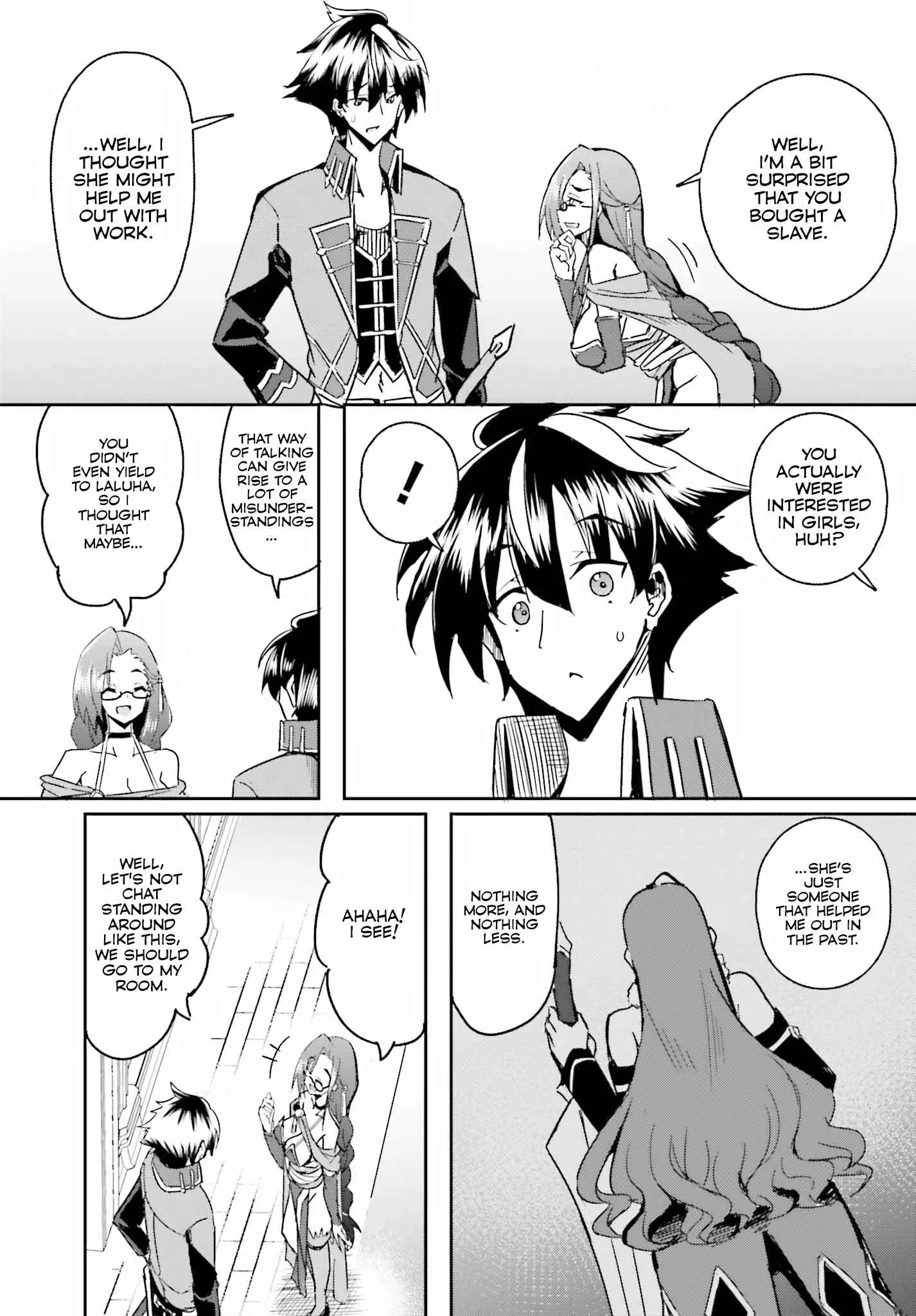 My childhood friend who I used to train swordsmanship with became a slave, so I, as an S-Rank adventurer decided to buy her and protect her. Chapter 3 page 8
