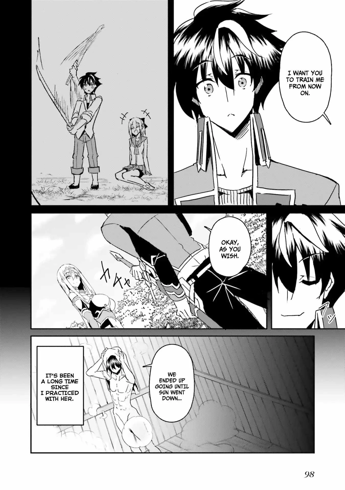 My childhood friend who I used to train swordsmanship with became a slave, so I, as an S-Rank adventurer decided to buy her and protect her. Chapter 4 page 15