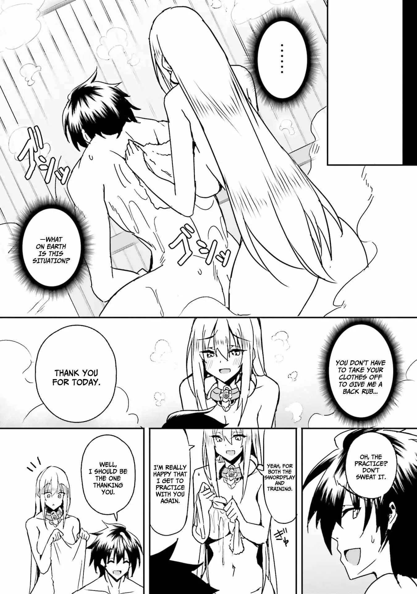 My childhood friend who I used to train swordsmanship with became a slave, so I, as an S-Rank adventurer decided to buy her and protect her. Chapter 4 page 19