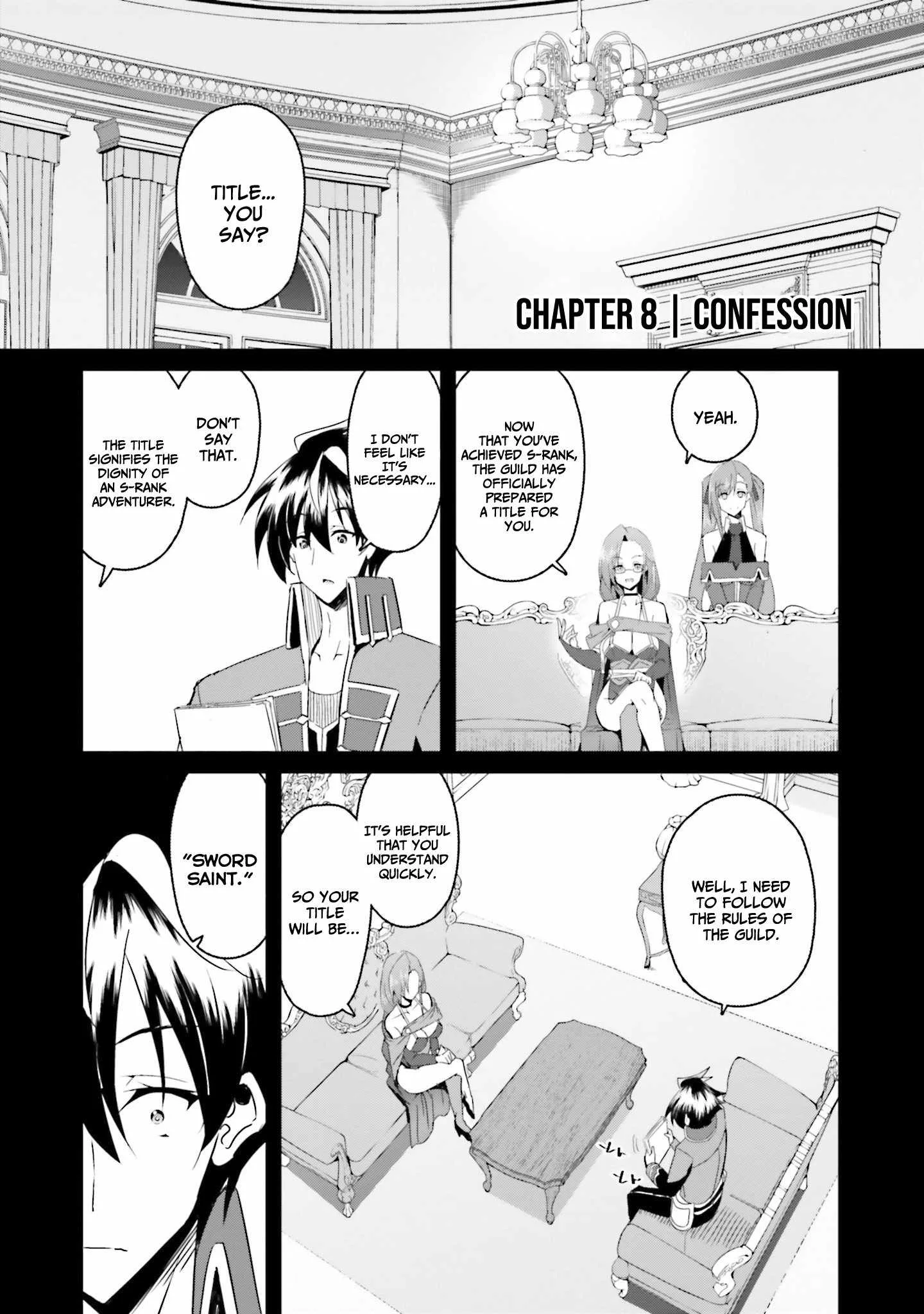 My childhood friend who I used to train swordsmanship with became a slave, so I, as an S-Rank adventurer decided to buy her and protect her. Chapter 8 page 2