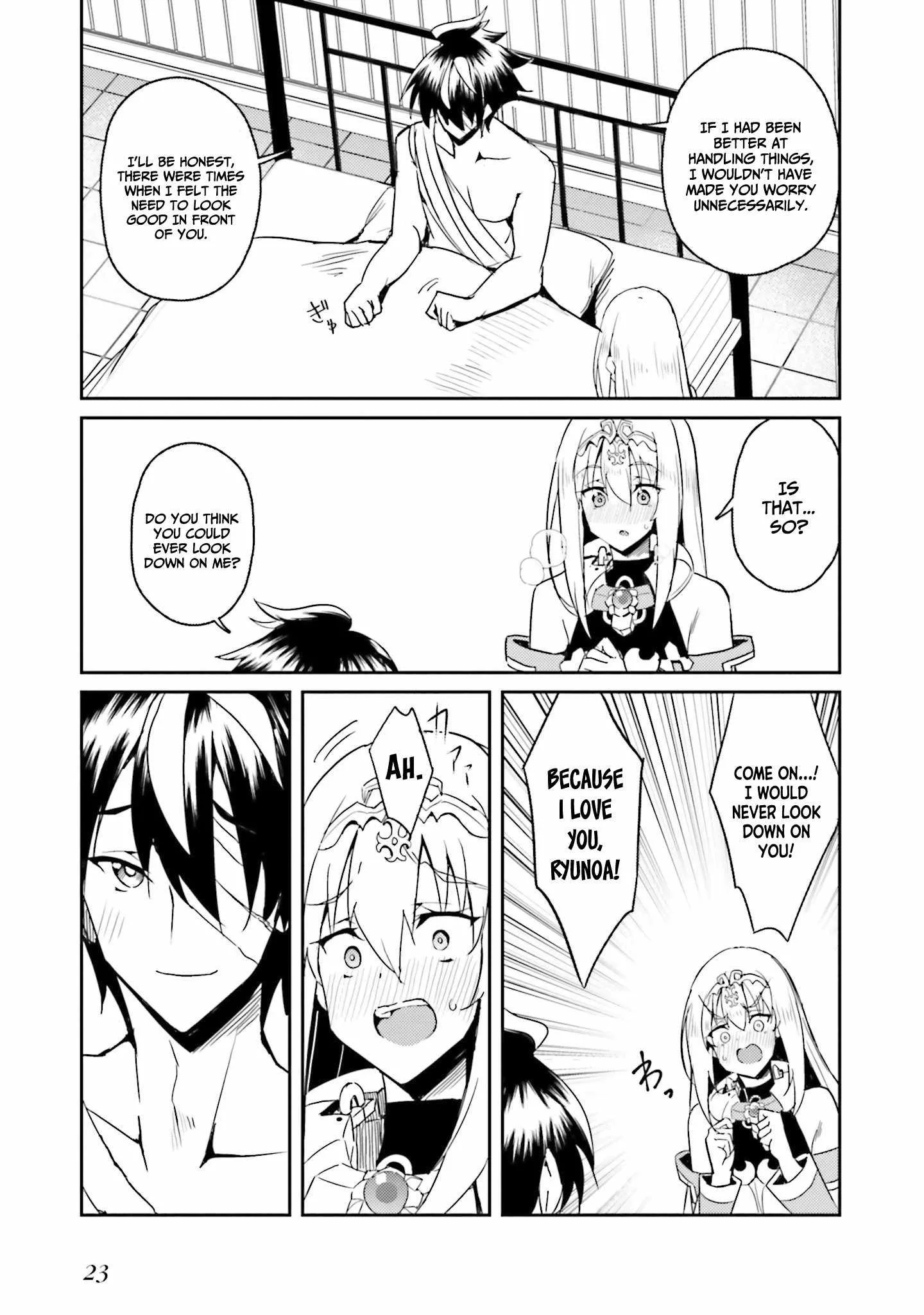 My childhood friend who I used to train swordsmanship with became a slave, so I, as an S-Rank adventurer decided to buy her and protect her. Chapter 8 page 22