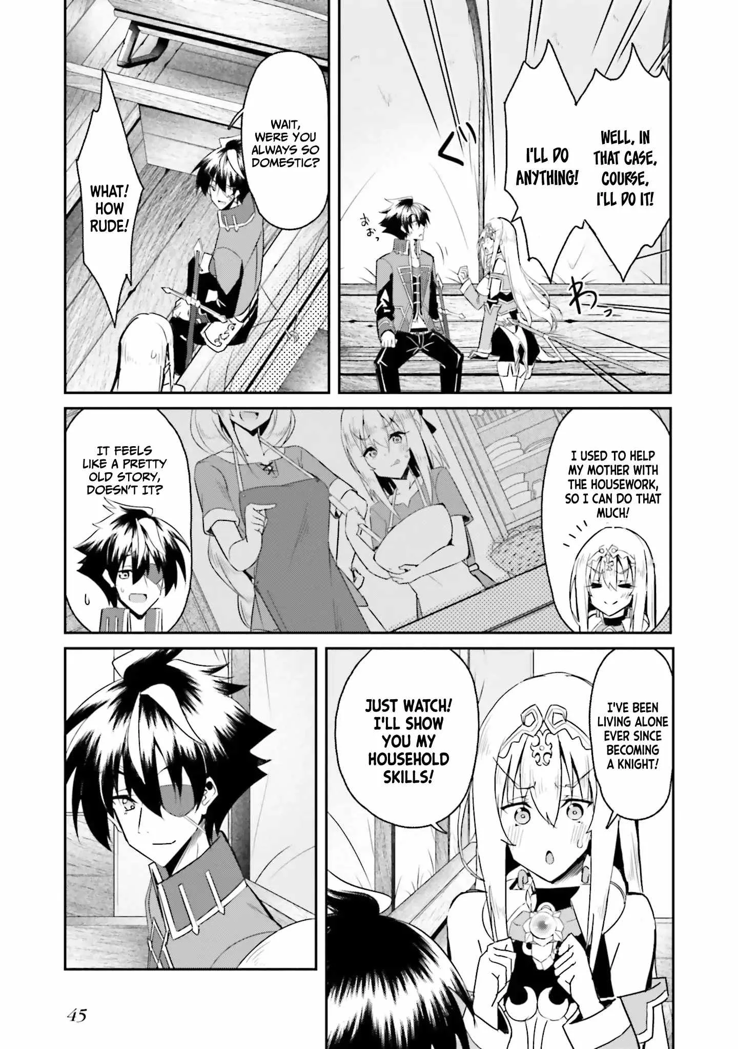 My childhood friend who I used to train swordsmanship with became a slave, so I, as an S-Rank adventurer decided to buy her and protect her. Chapter 9 page 18