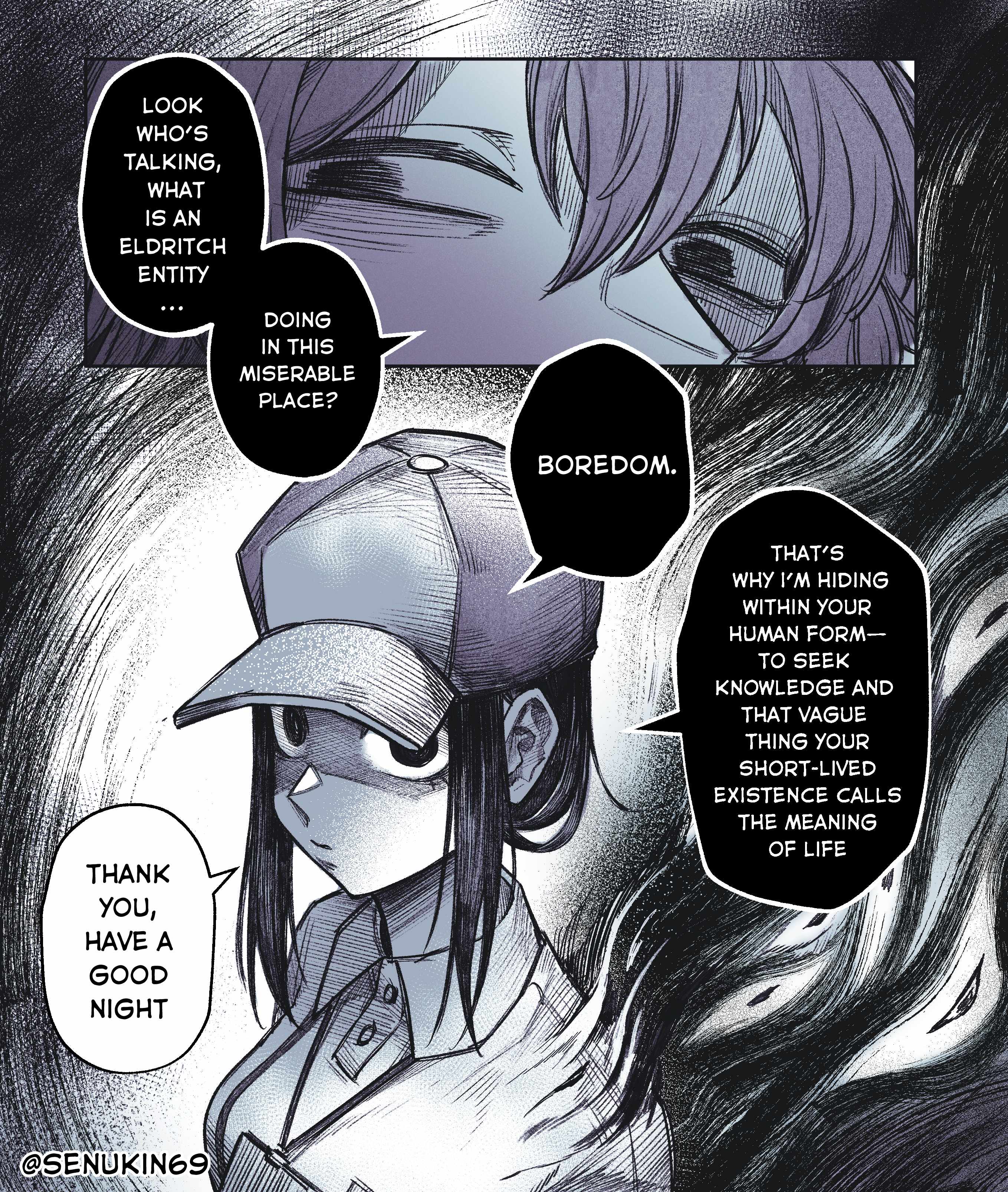 My Co-worker is an Eldritch X! Chapter 1 page 4