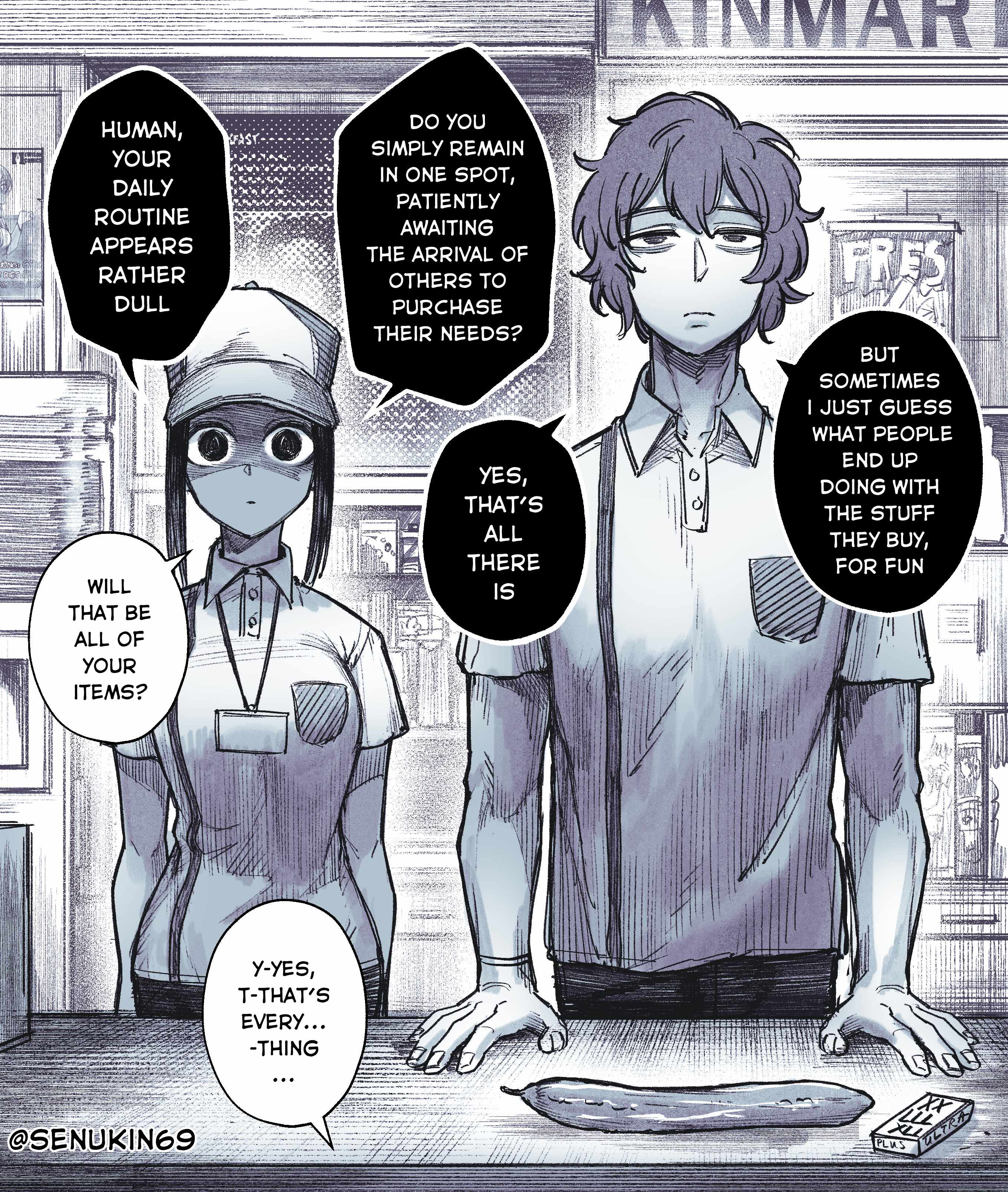 My Co-worker is an Eldritch X! Chapter 1 page 1