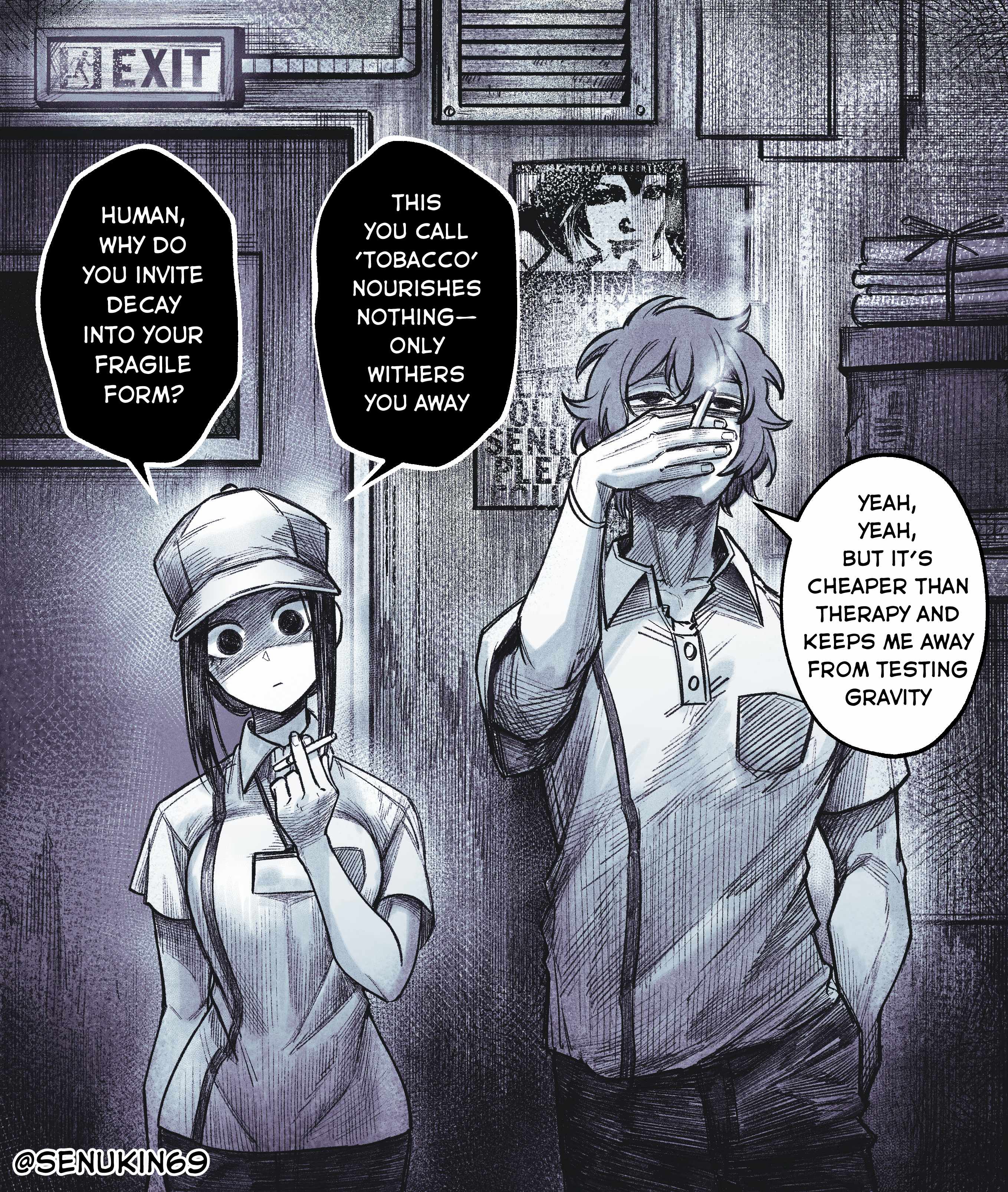 My Co-worker is an Eldritch X! Chapter 2 page 1