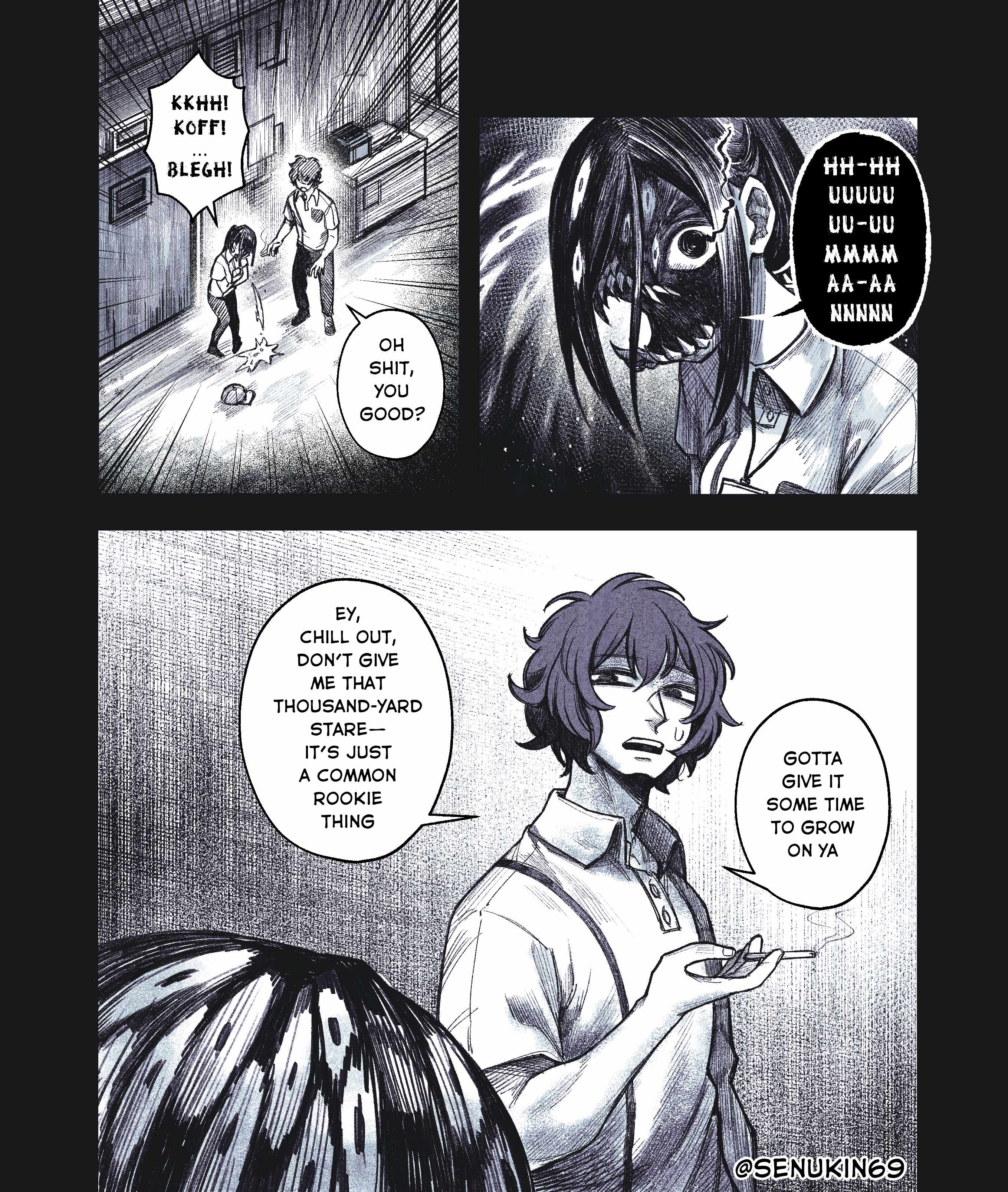 My Co-worker is an Eldritch X! Chapter 2 page 4