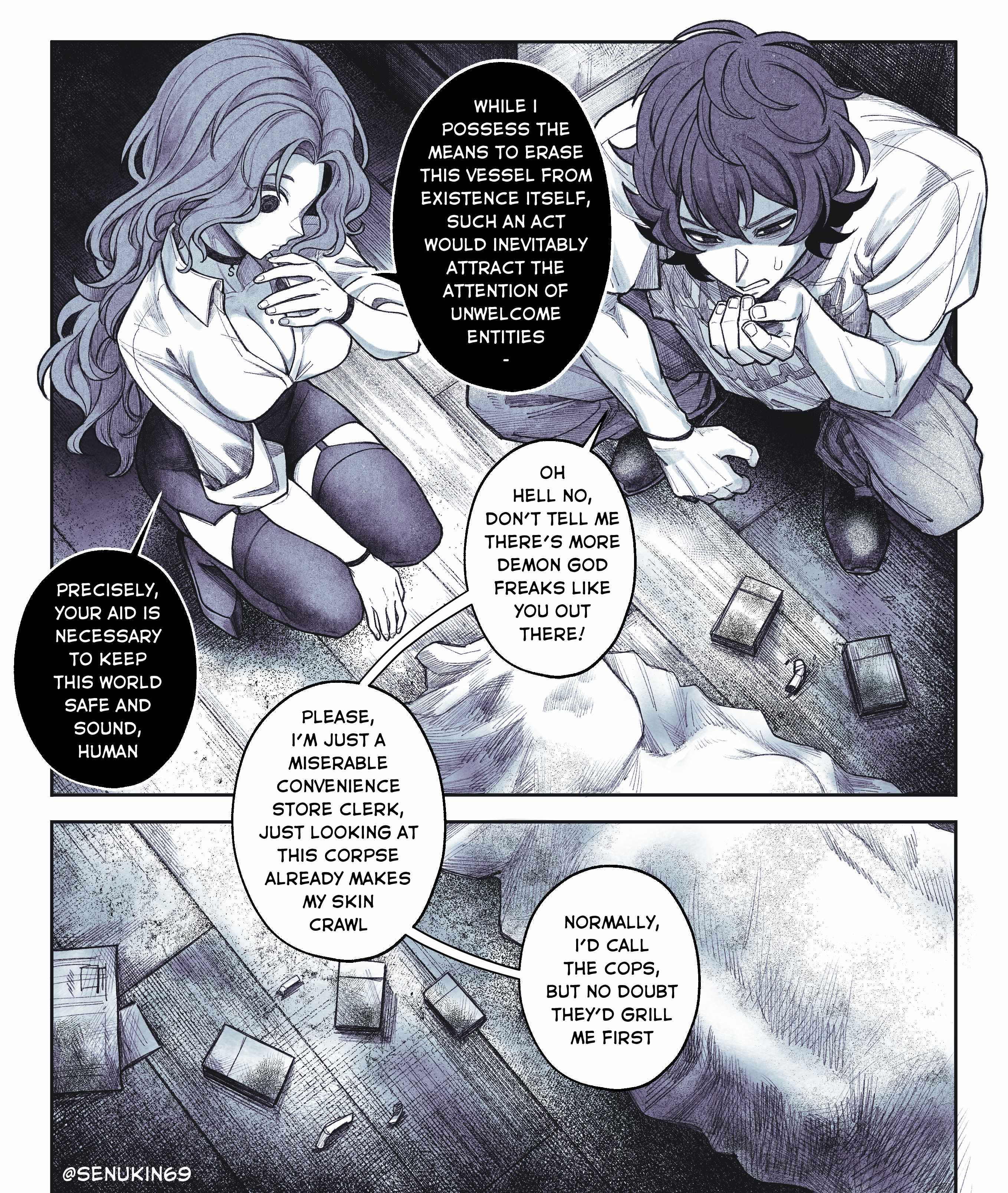 My Co-worker is an Eldritch X! Chapter 3 page 5