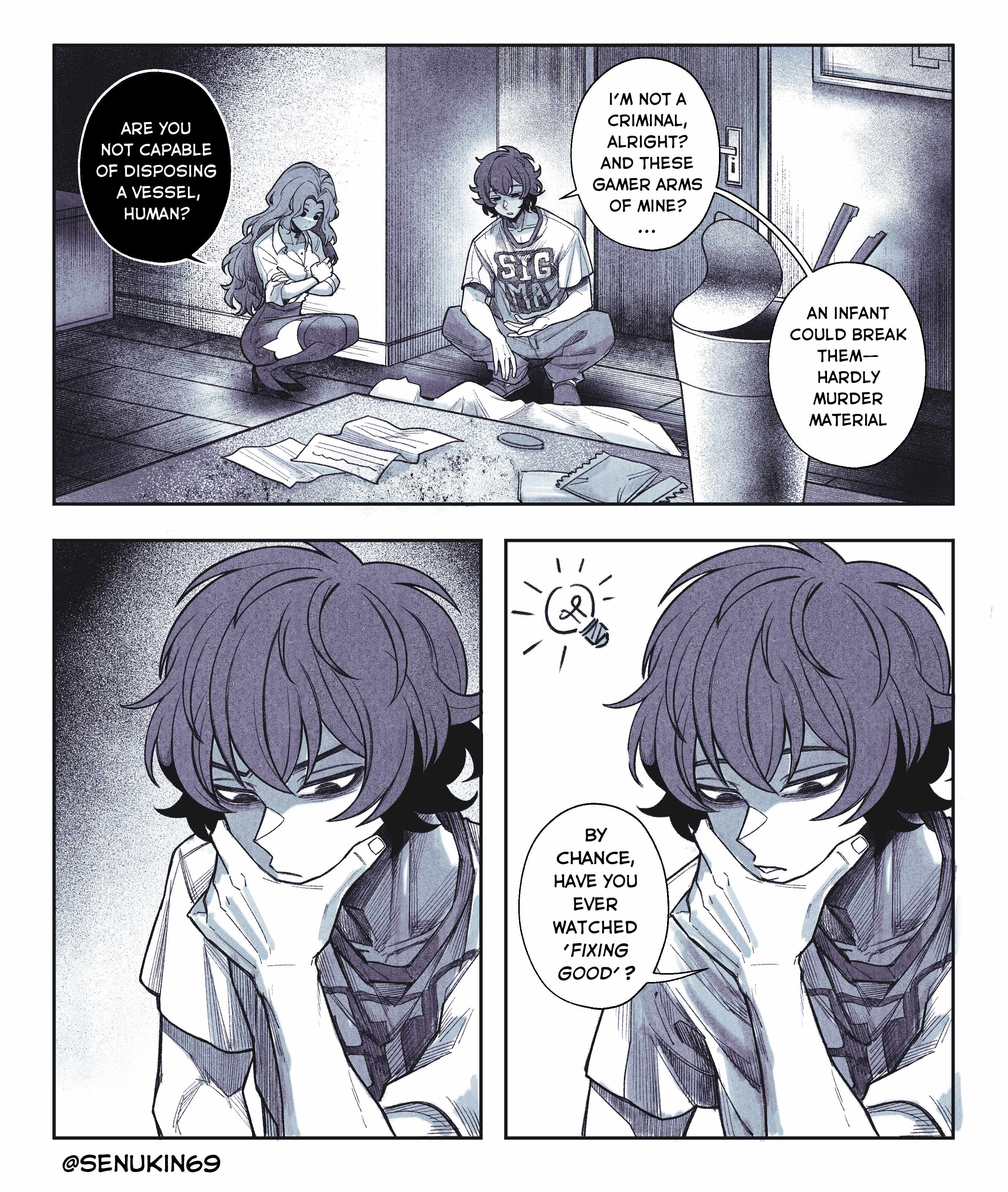 My Co-worker is an Eldritch X! Chapter 3 page 6
