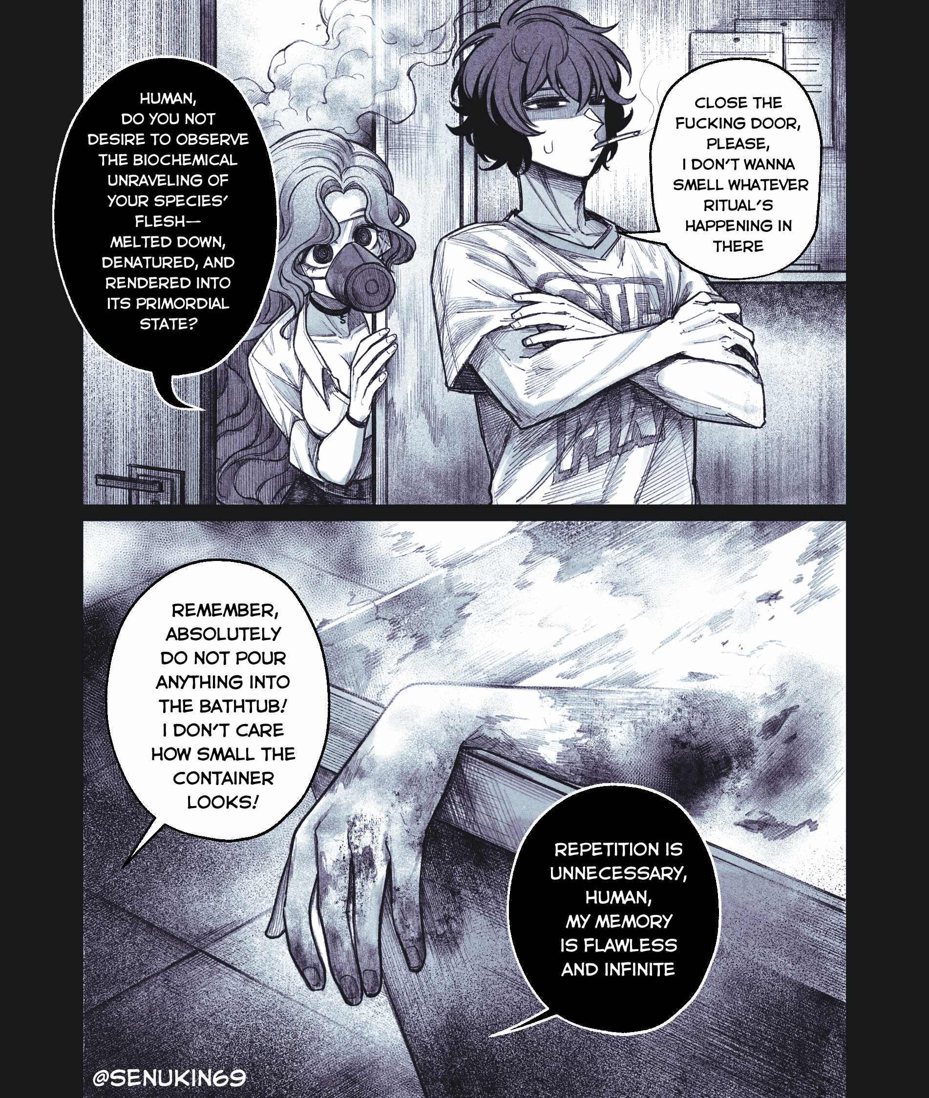 My Co-worker is an Eldritch X! Chapter 4 page 5