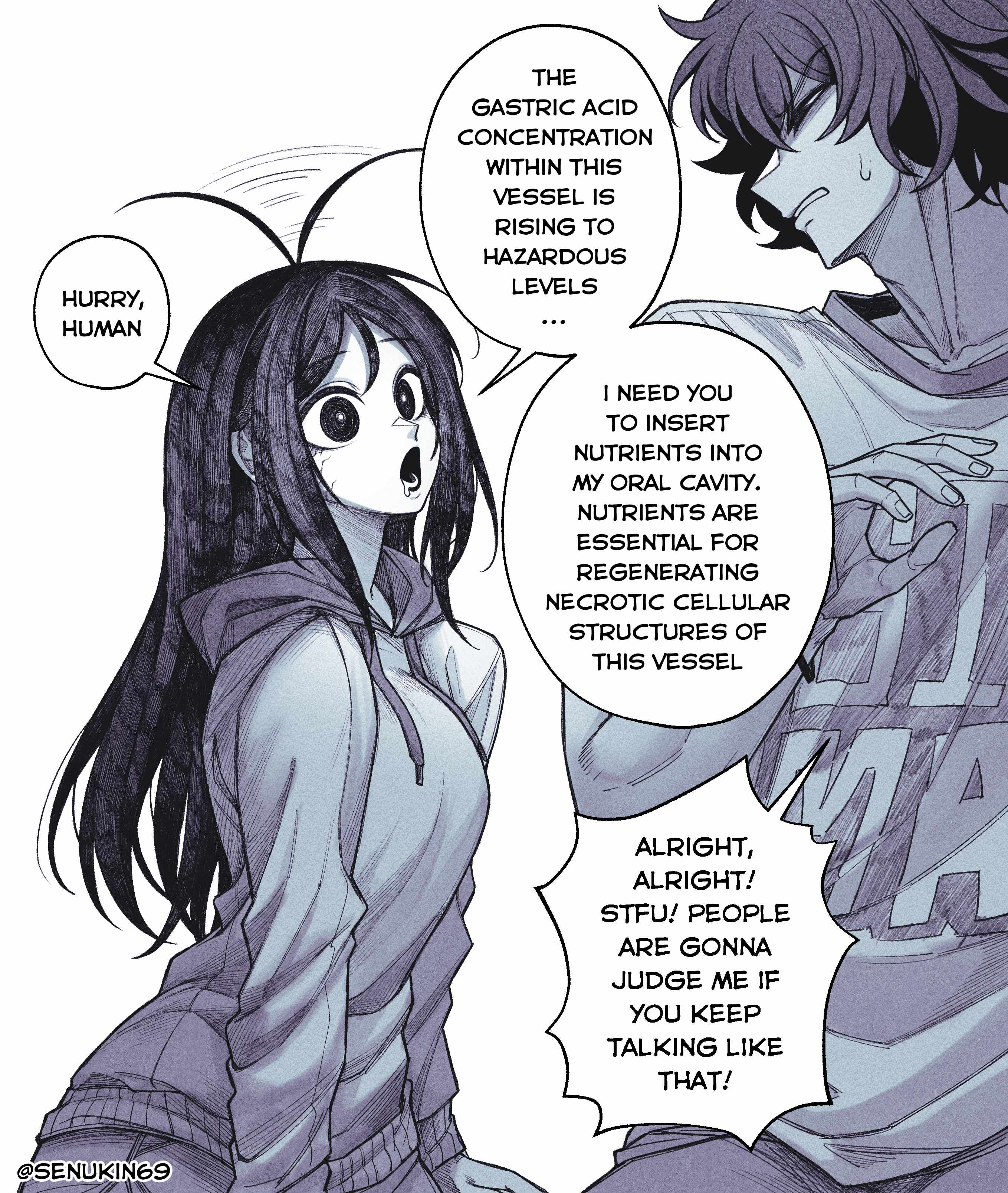 My Co-worker is an Eldritch X! Chapter 7.2 page 1