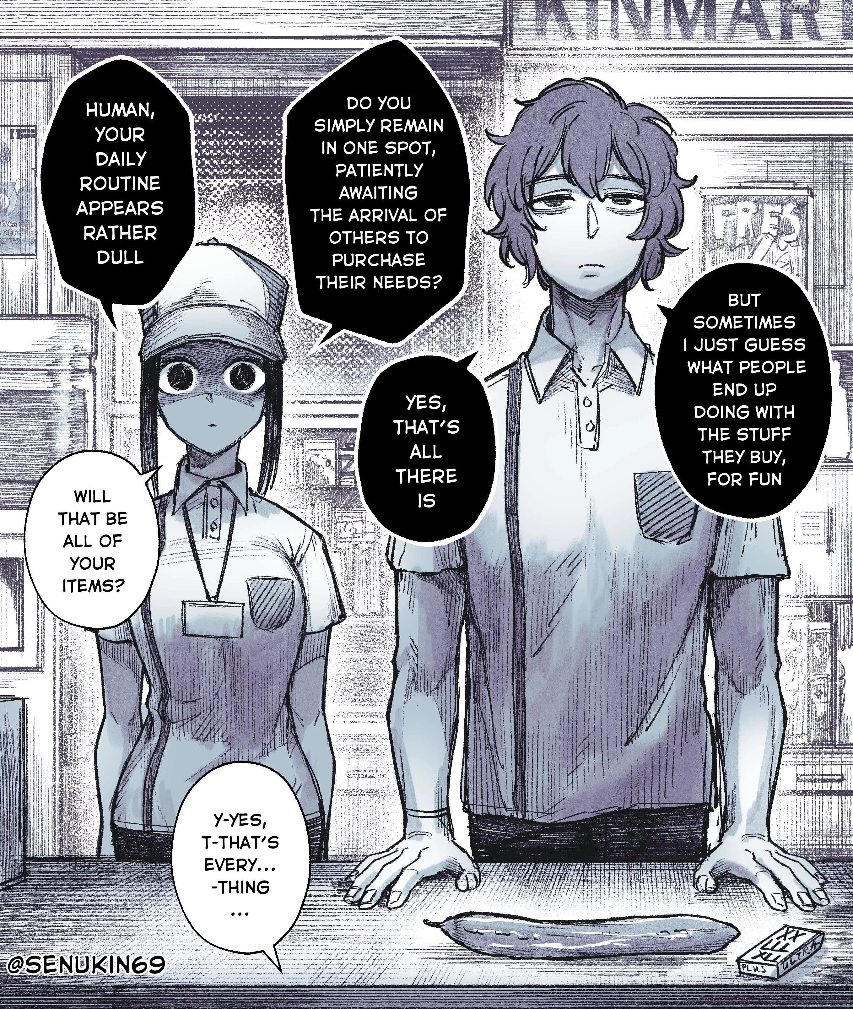 My Co-worker is an Eldritch! Chapter 1 page 1