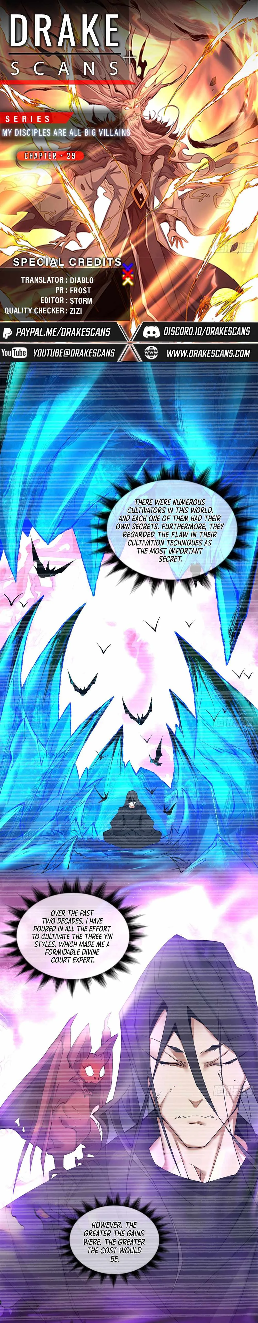 My Disciples Are All Big Villains Chapter 29 page 1