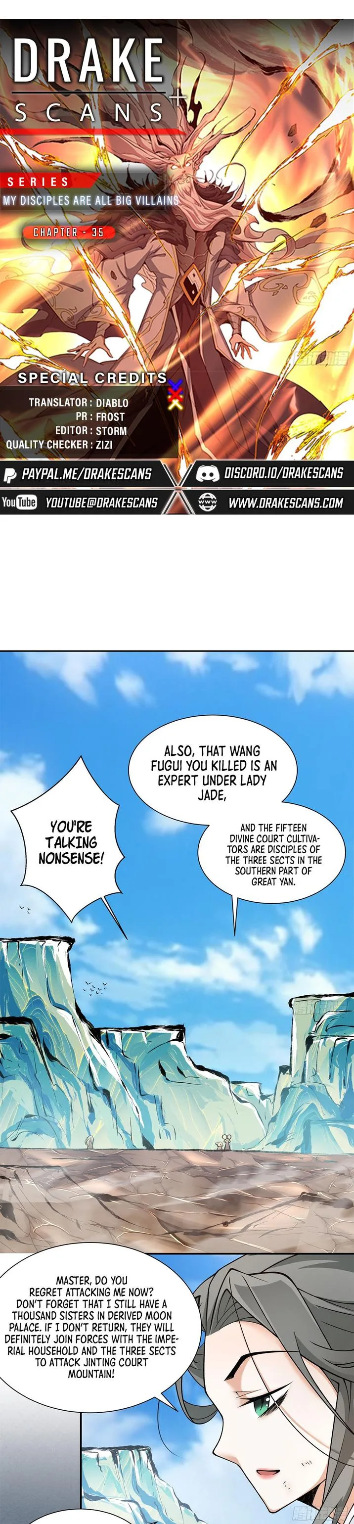 My Disciples Are All Big Villains Chapter 35 page 1