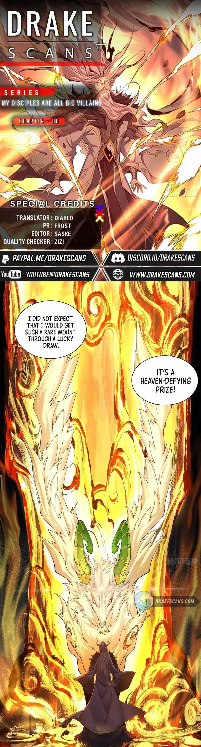 My Disciples Are All Big Villains Chapter 8 page 1