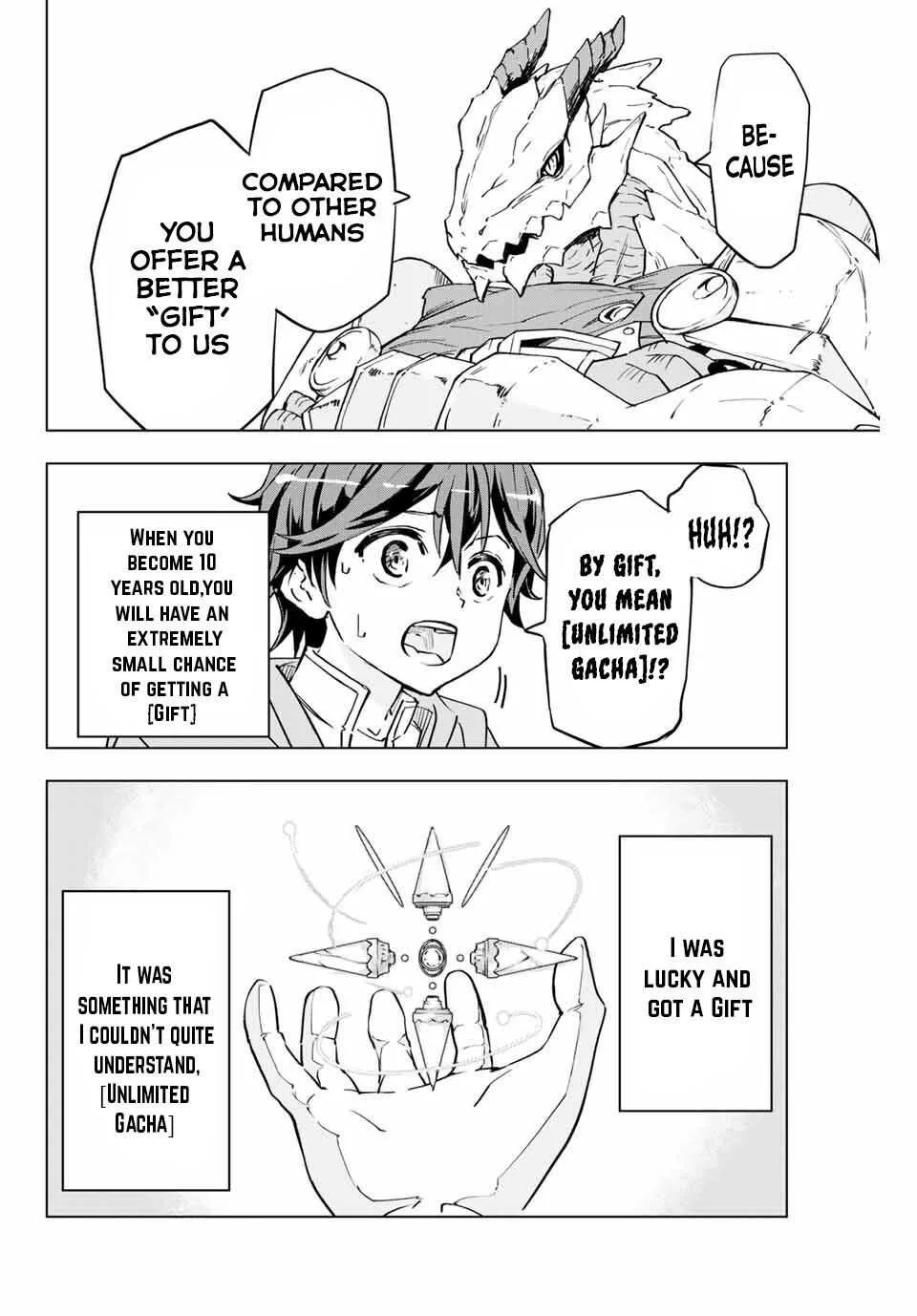 My Gift LVL 9999 Unlimited Gacha Chapter 1 page 14