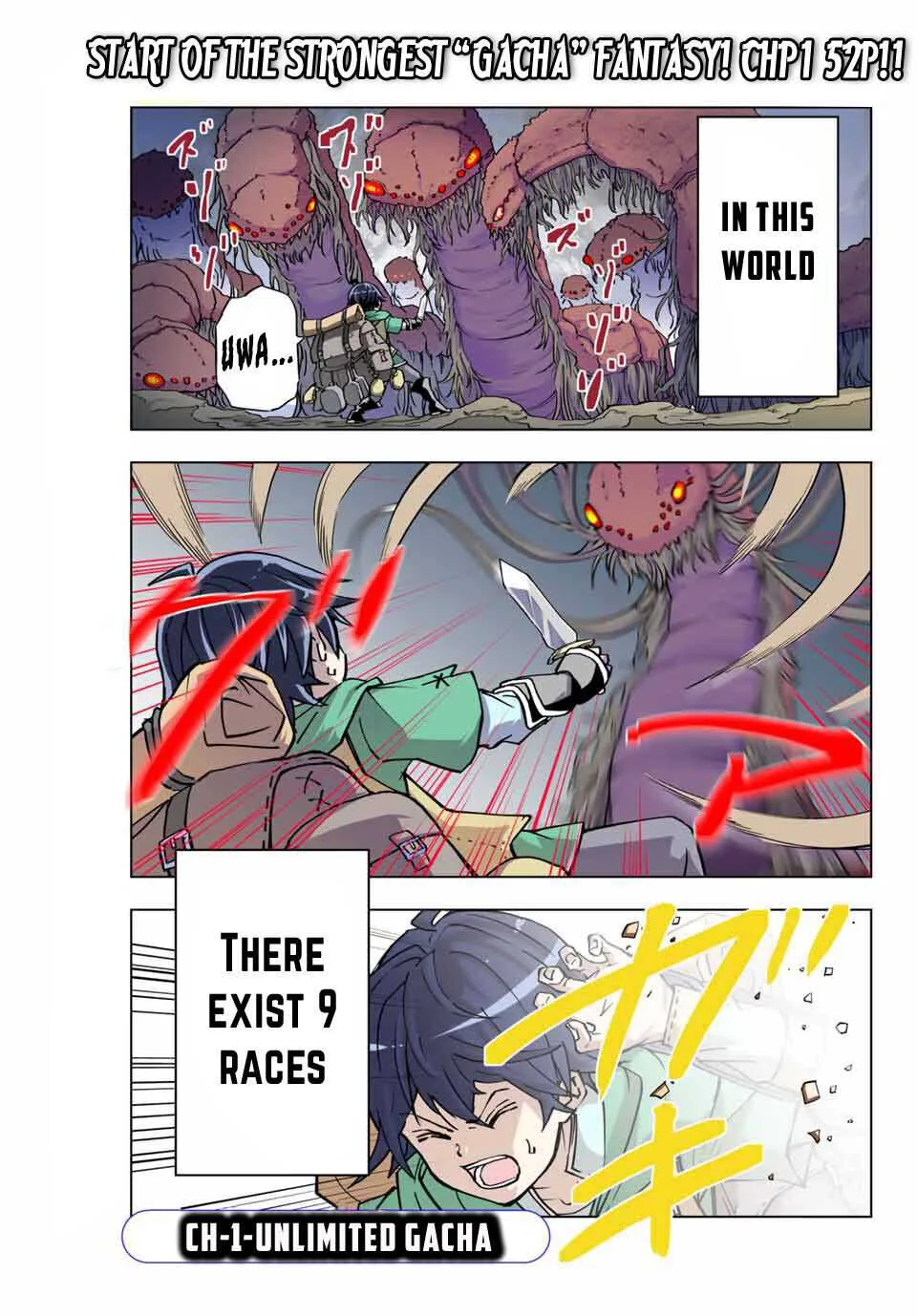 My Gift LVL 9999 Unlimited Gacha Chapter 1 page 3