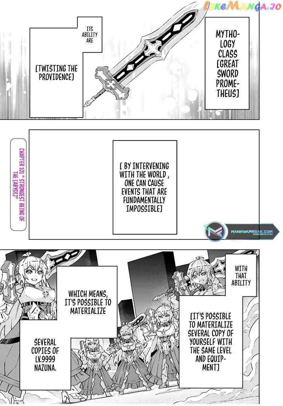My Gift LVL 9999 Unlimited Gacha Chapter 101 page 2
